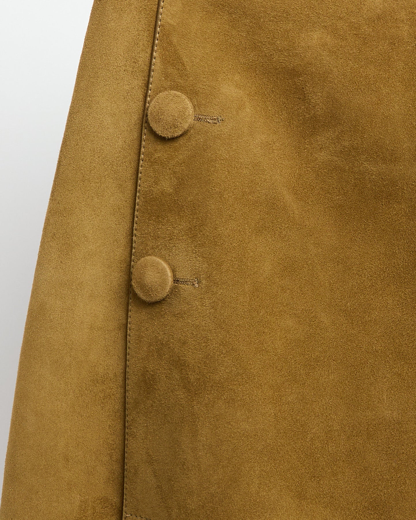 Summer sale - Mid-length skirt in embroidered suede calfskin -Yves Salomon - New spring summer collection