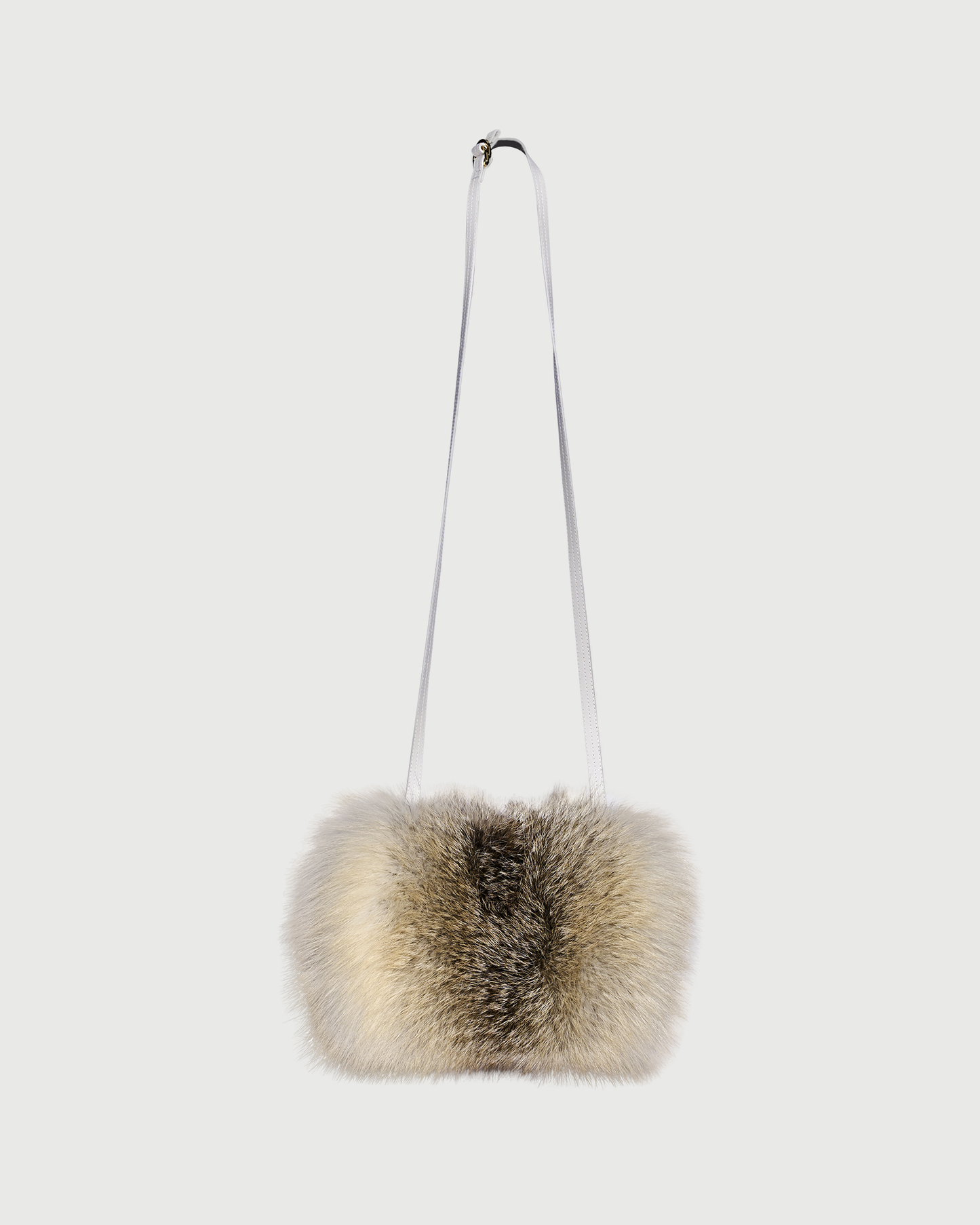 Fox fur and leather muff - Yves Salomon - New Fall Winter Collection