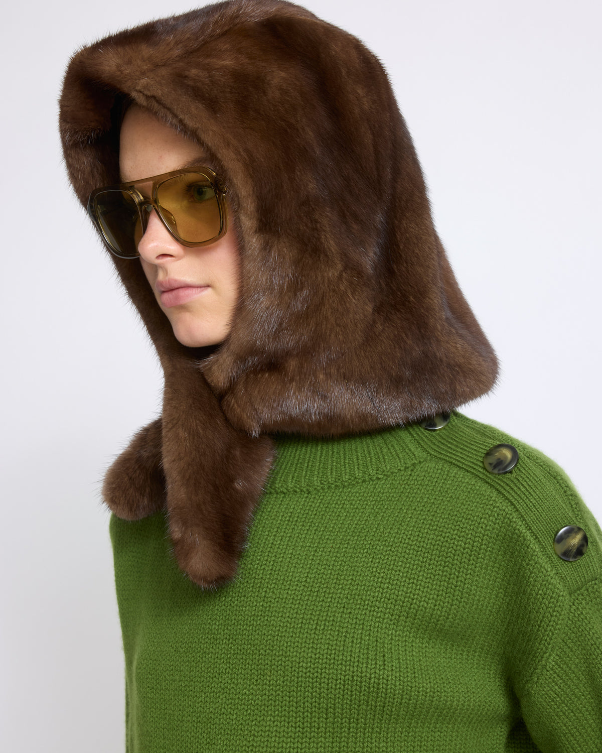 Mink fur hood - Yves Salomon - New Fall/Winter Collection