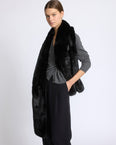 Mink fur scarf