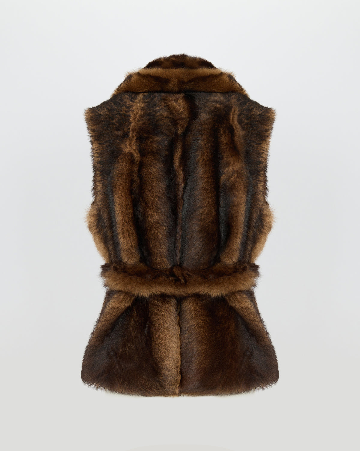 Sleeveless gilet in Toscana lambskin - Yves Salomon - New Fall/Winter Collection