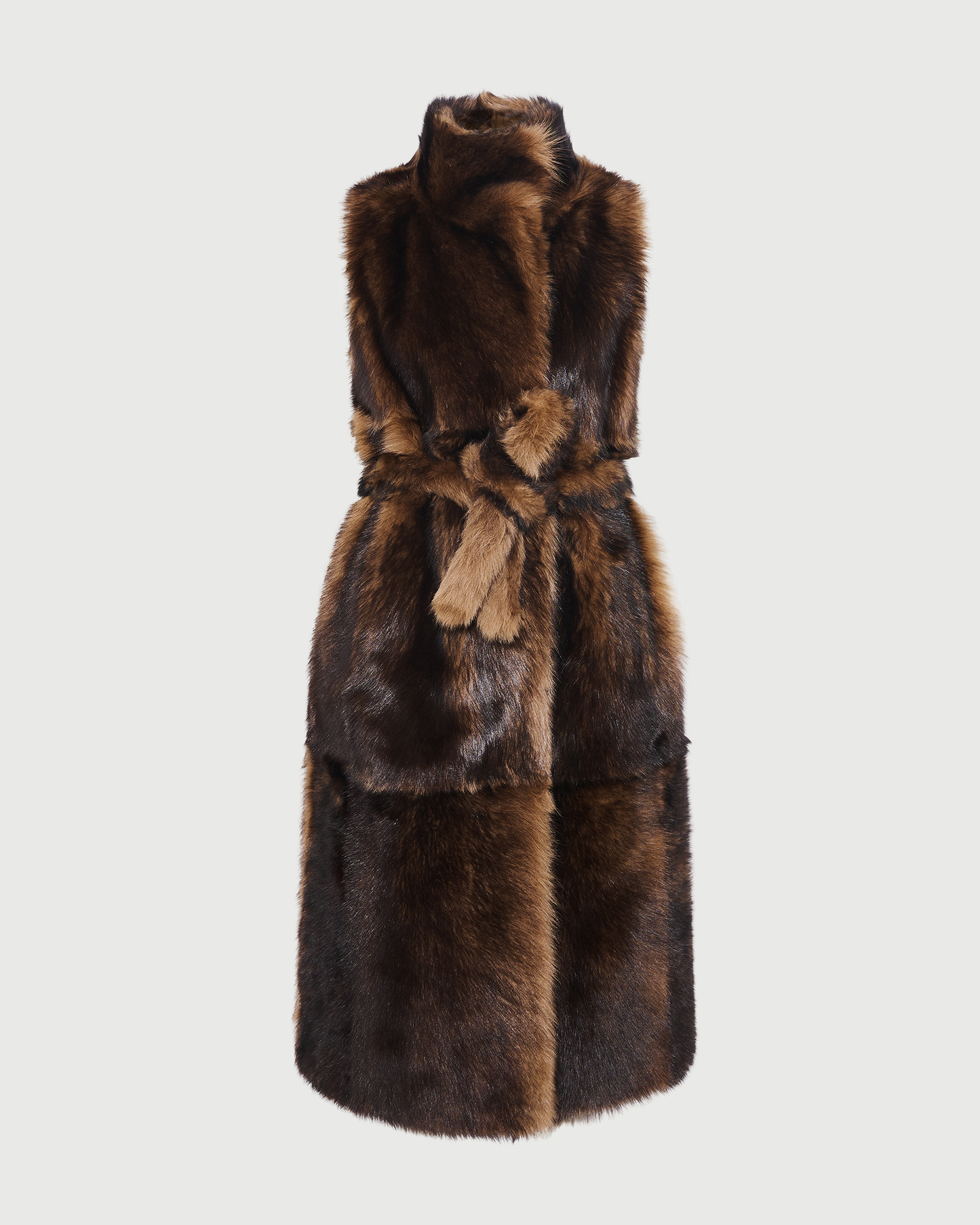 Long Toscana lambskin sleeveless gilet - Yves Salomon - New Fall Winter Collection