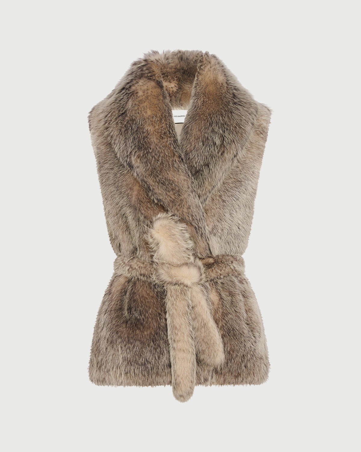 Toscana lamb fur-effect sleeveless gilet - Yves Salomon - New Fall Winter Collection