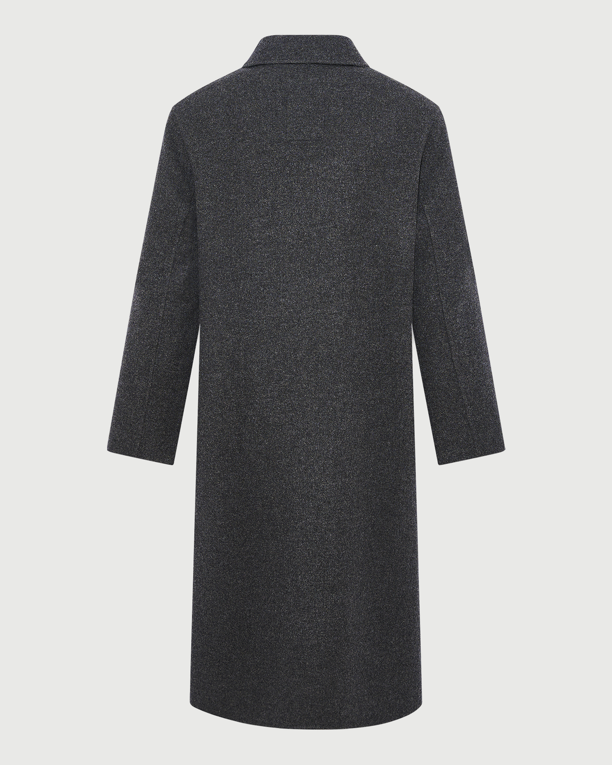 Double-sided wool coat with check interior - Yves Salomon - New Fall Winter Collection