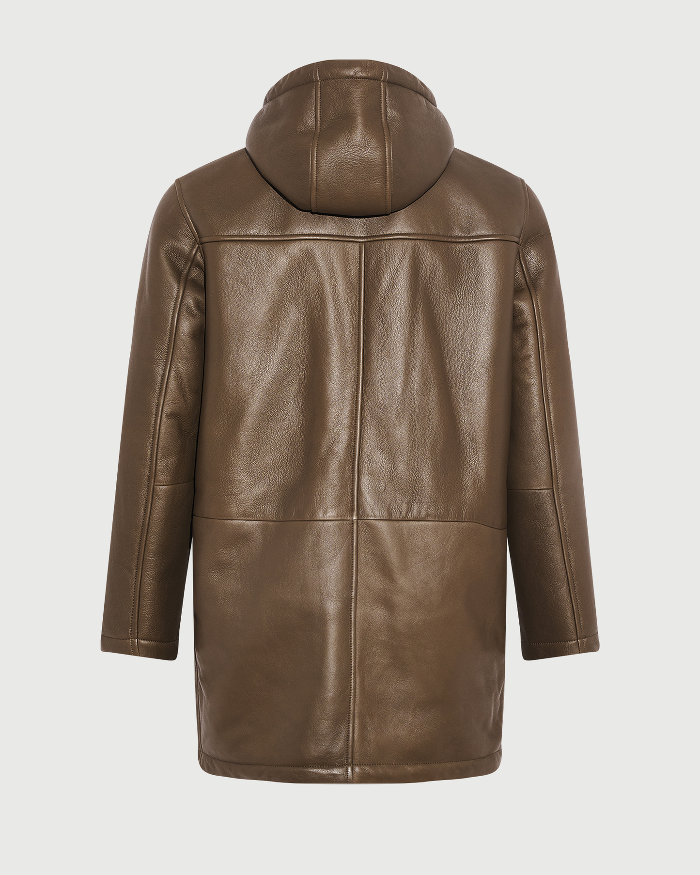 Silky straight lambskin wool shearling hooded coat - Yves Salomon - New Fall Winter Collection