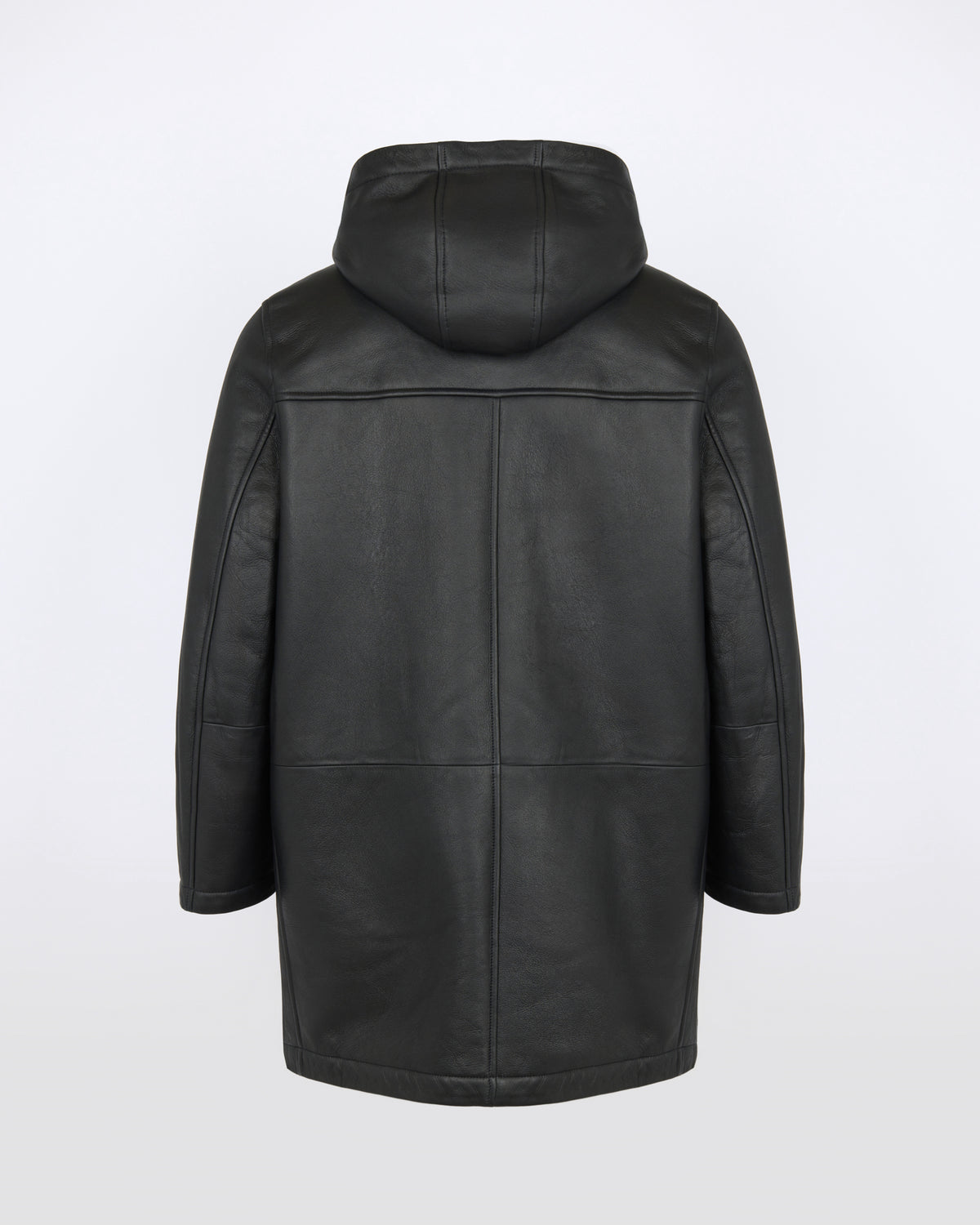 Silky straight lambskin wool shearling hooded coat - Yves Salomon - New Fall/Winter Collection
