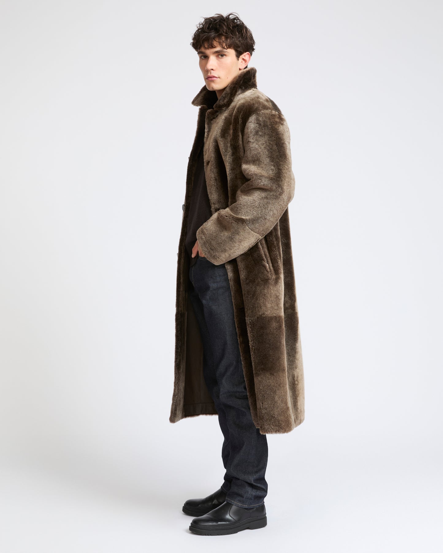 Lacon lambskin shearling coat - Yves Salomon - New Fall Winter Collection