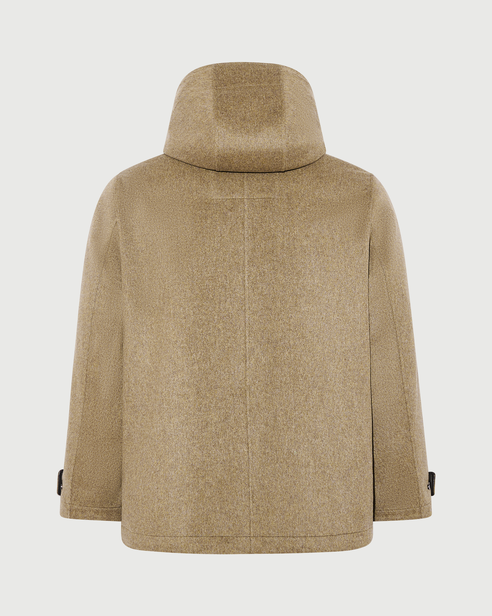 Short parka in Loro Piana waterproof fabric with mink fur trim - Yves Salomon - New Fall Winter Collection