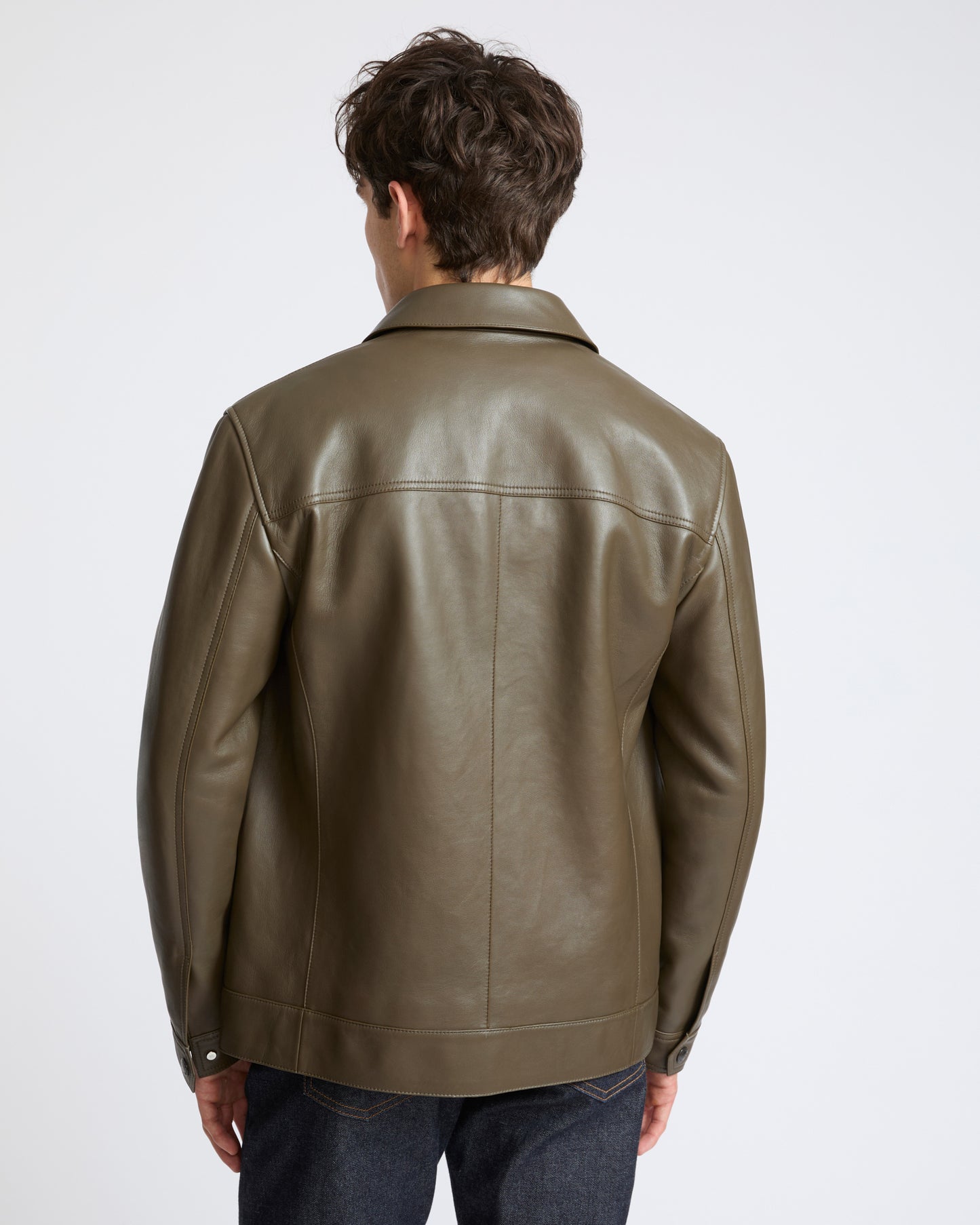Fitted lambskin leather jacket - Yves Salomon - New Fall Winter Collection