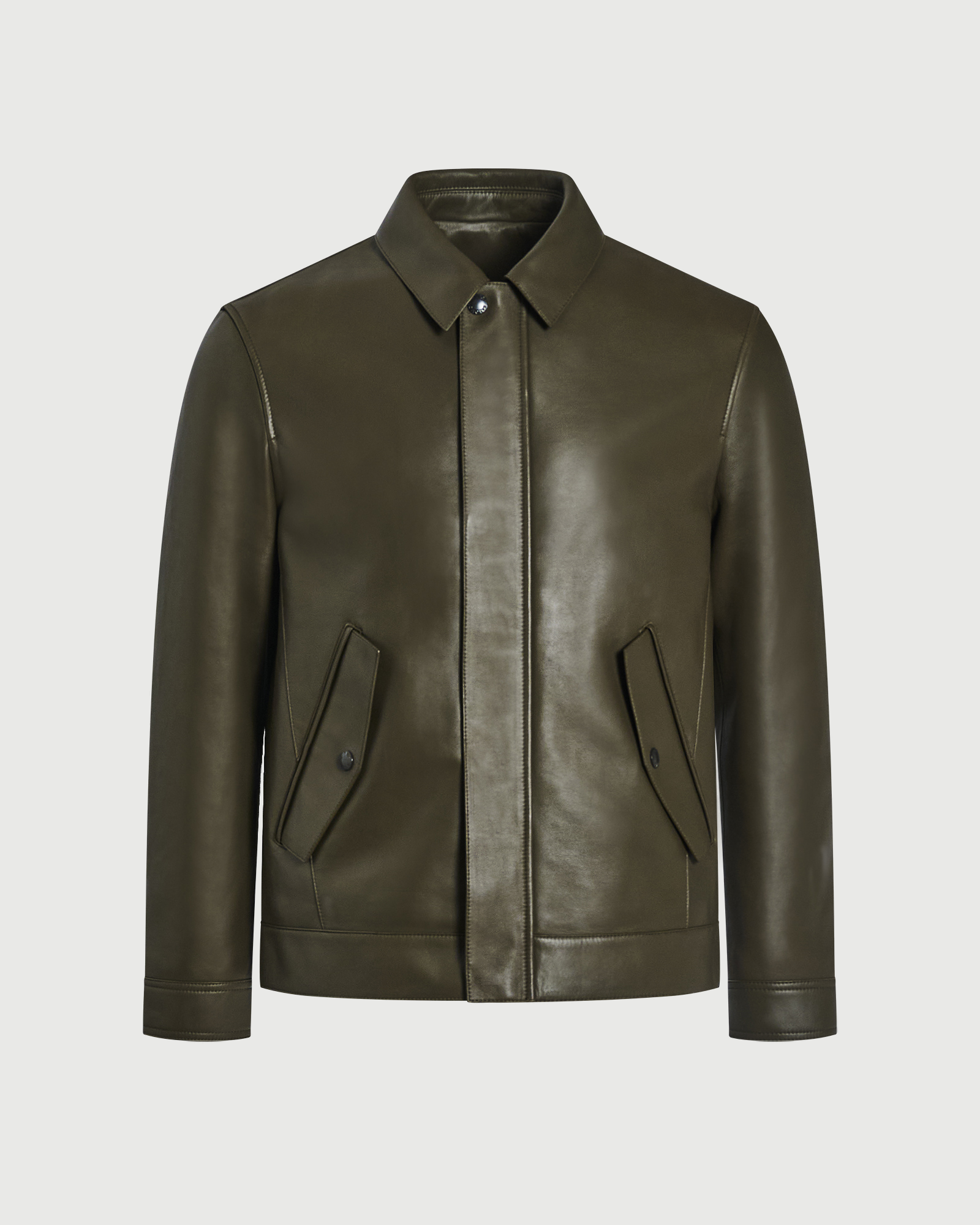 Fitted lambskin leather jacket - Yves Salomon - New Fall Winter Collection