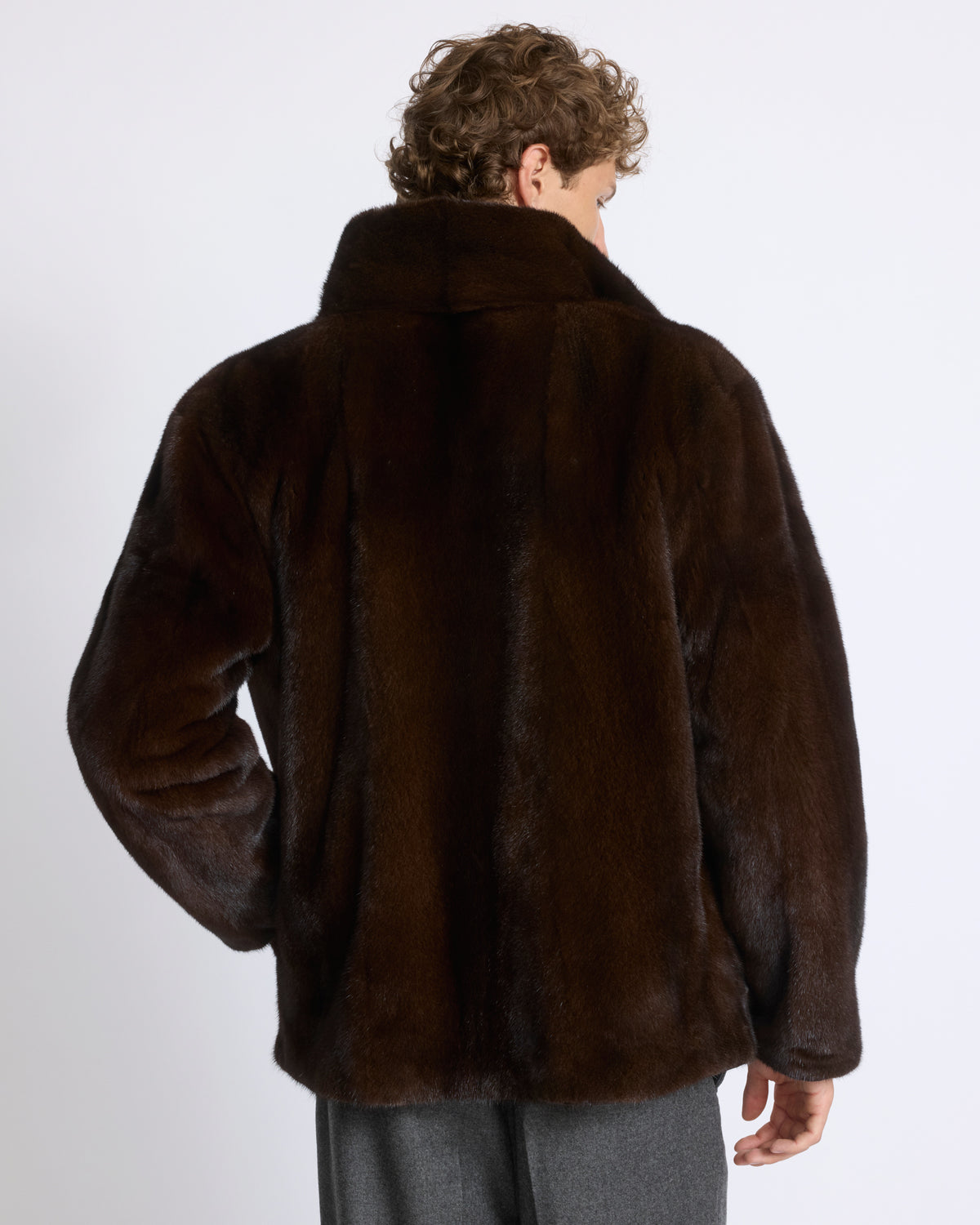 Reversible long-haired mink fur and technical fabric jacket - Yves Salomon - New Fall/Winter Collection