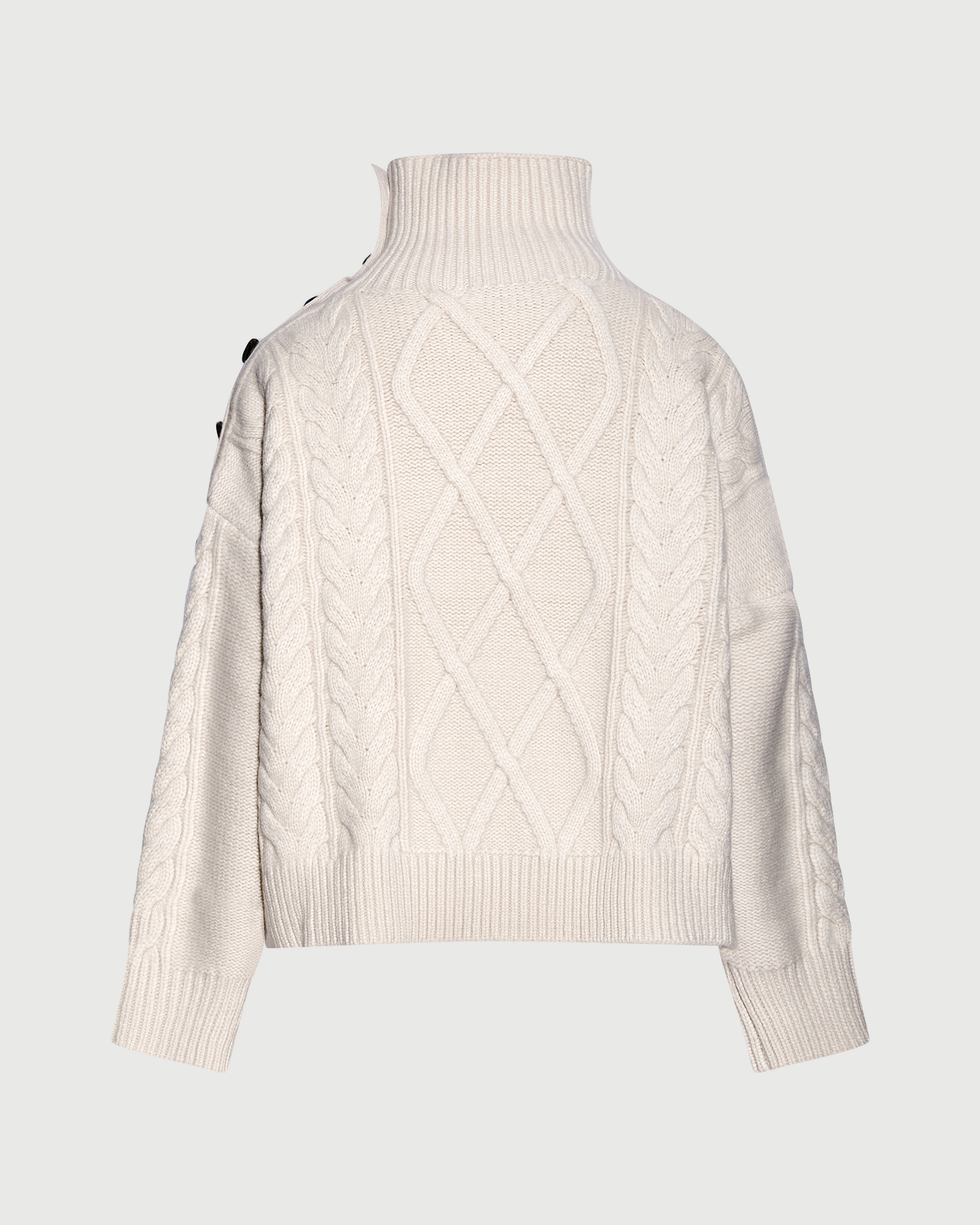 Wool-cashmere cable-knit sweater - Yves Salomon - New Fall Winter Collection