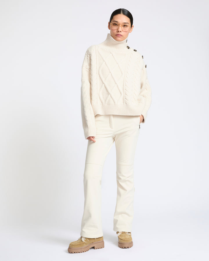 Wool-cashmere cable-knit sweater - Yves Salomon - New Fall Winter Collection