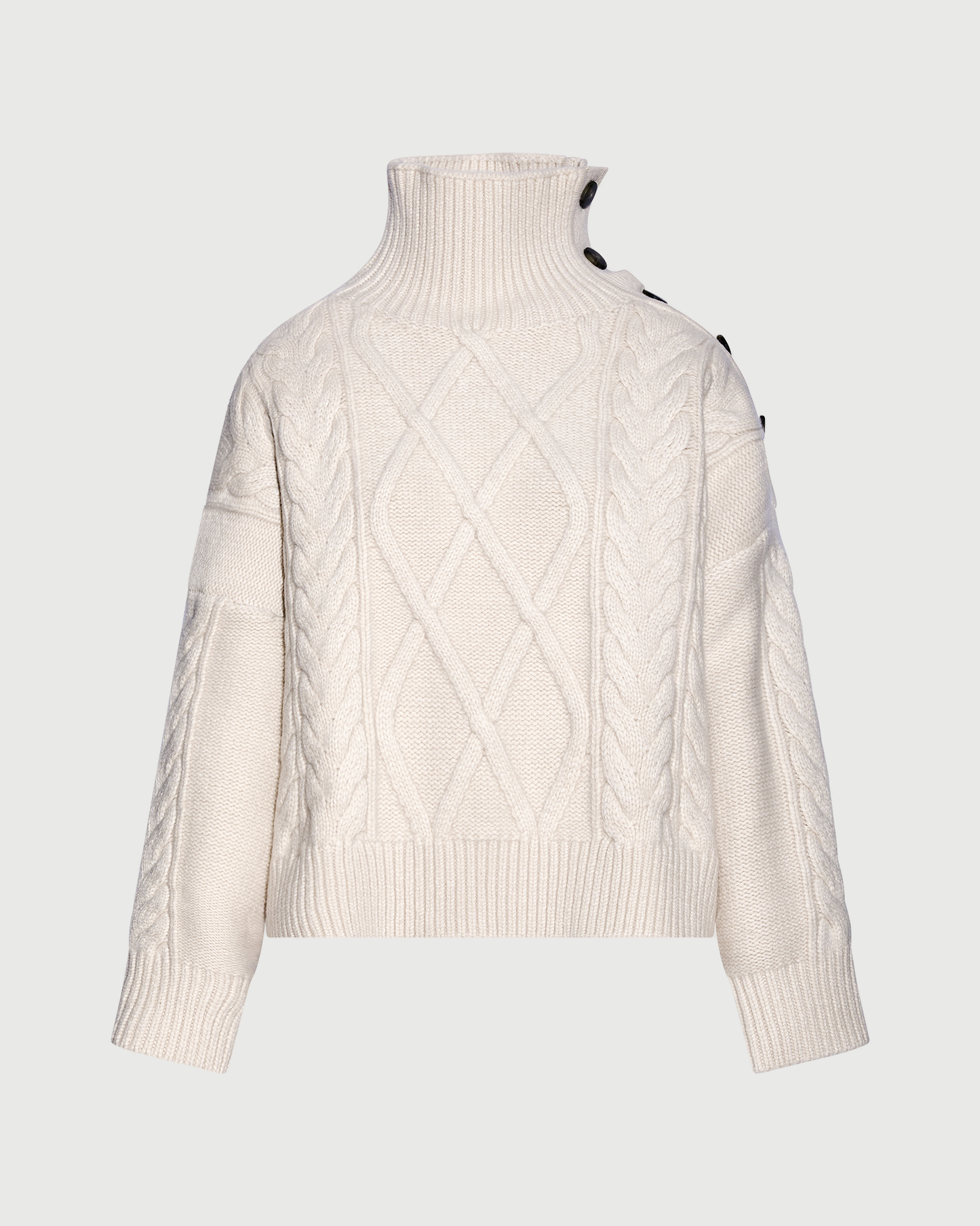 Wool-cashmere cable-knit sweater - Yves Salomon - New Fall Winter Collection