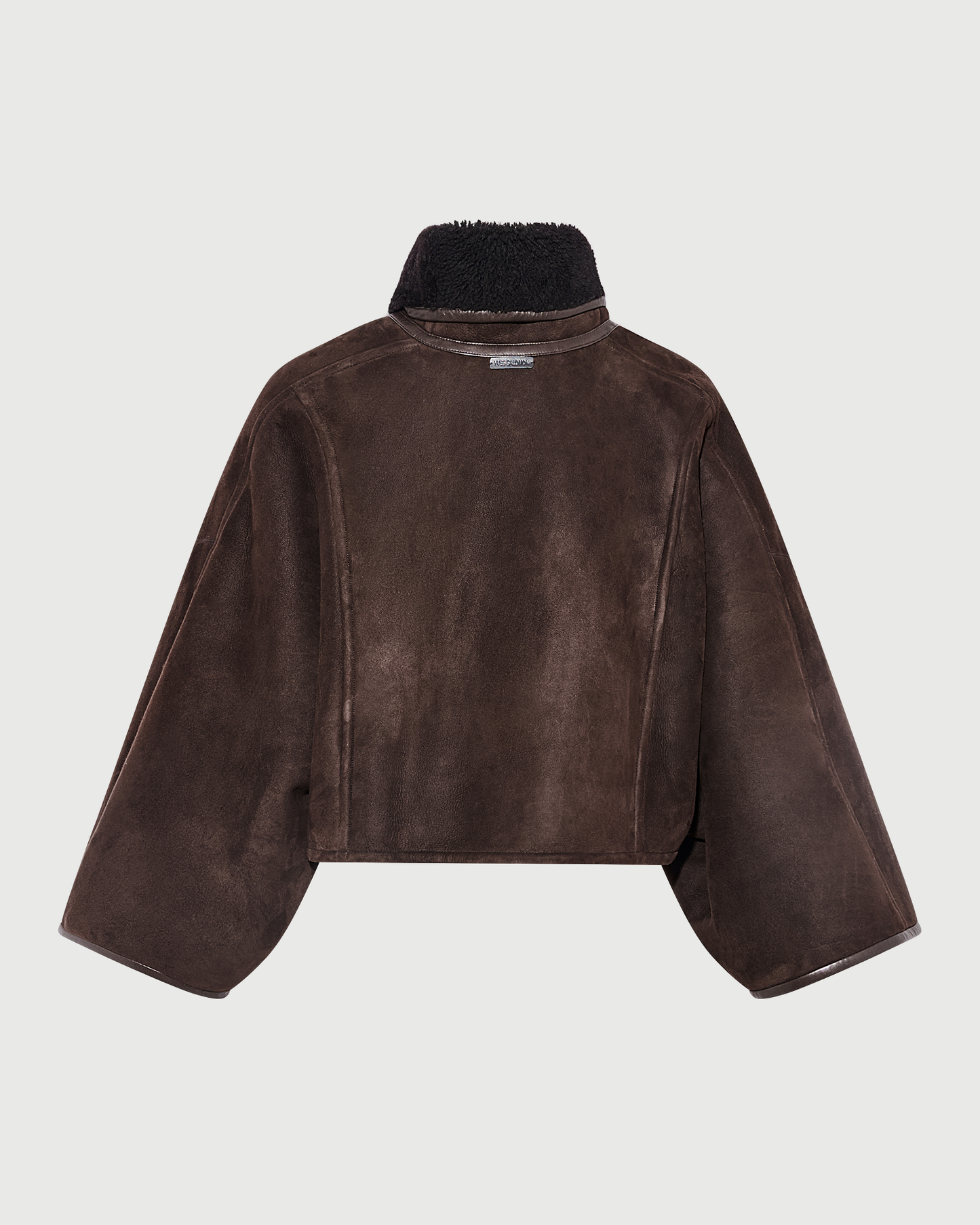 Short lambskin shearling cape - Yves Salomon - New Fall Winter Collection