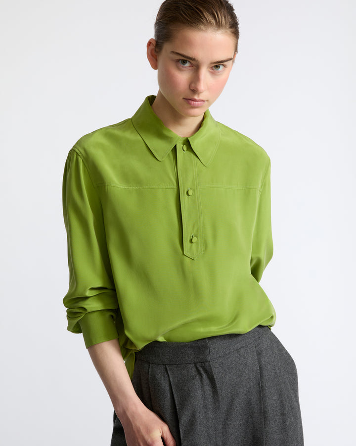 Light silk crepe blouse - Yves Salomon - New Fall Winter Collection