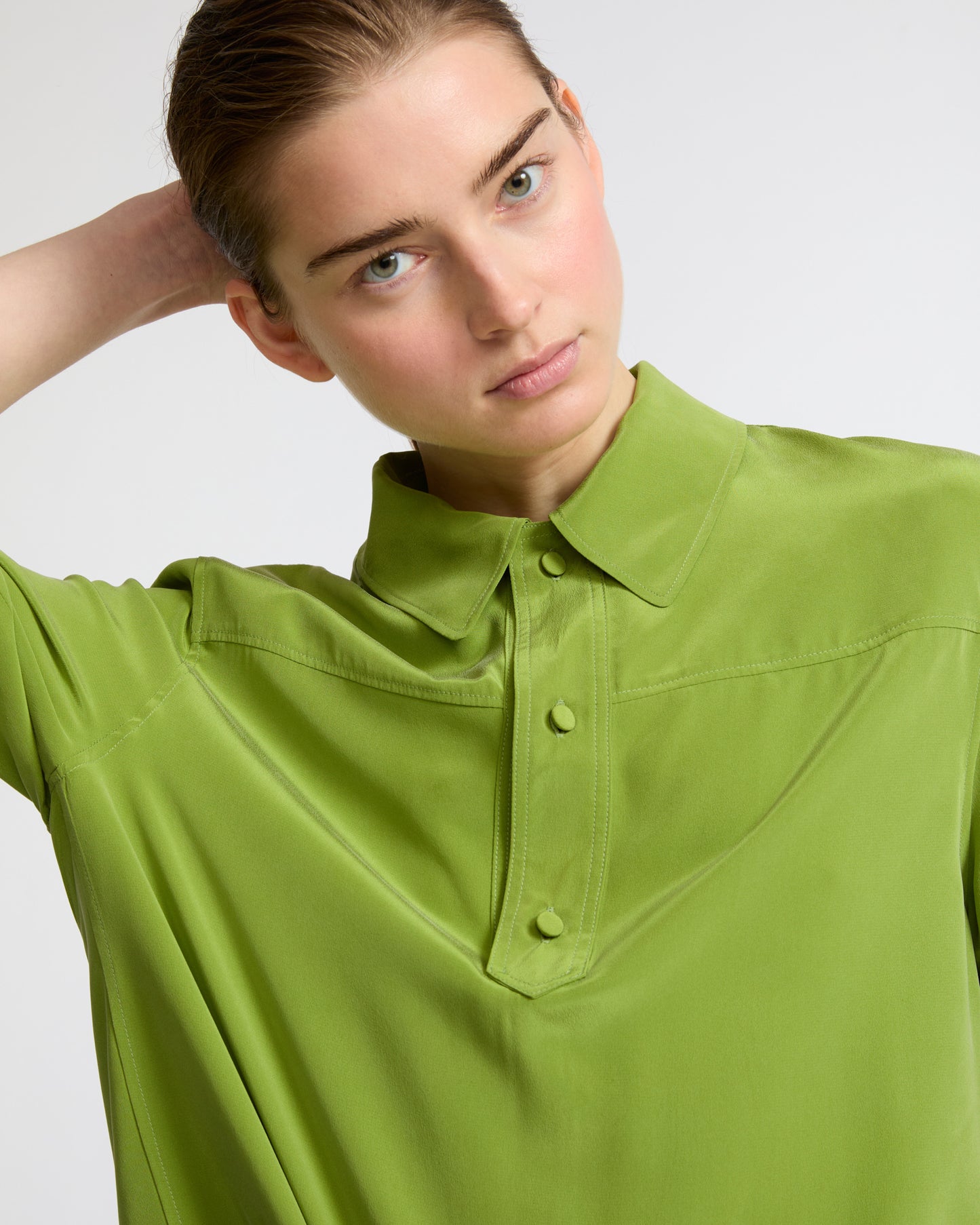 Light silk crepe blouse - Yves Salomon - New Fall Winter Collection