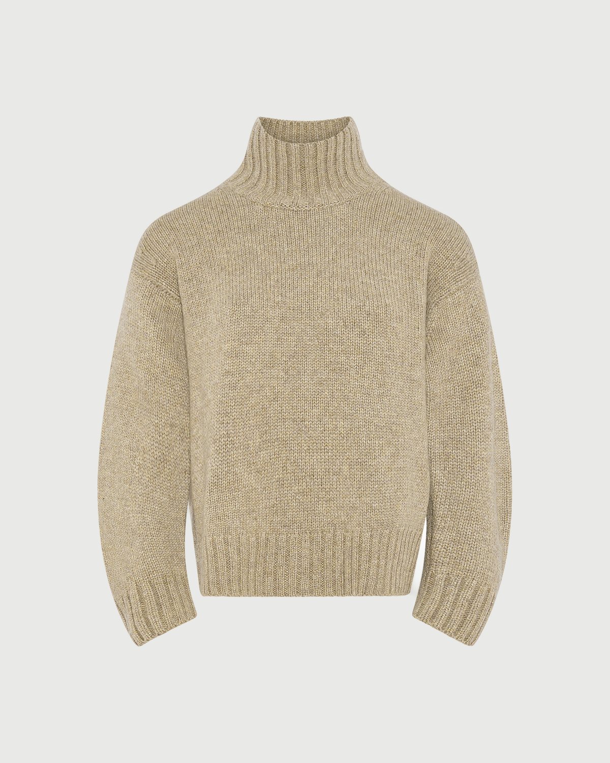 100% cashmere knit funnel neck sweater - Yves Salomon - New Fall Winter Collection
