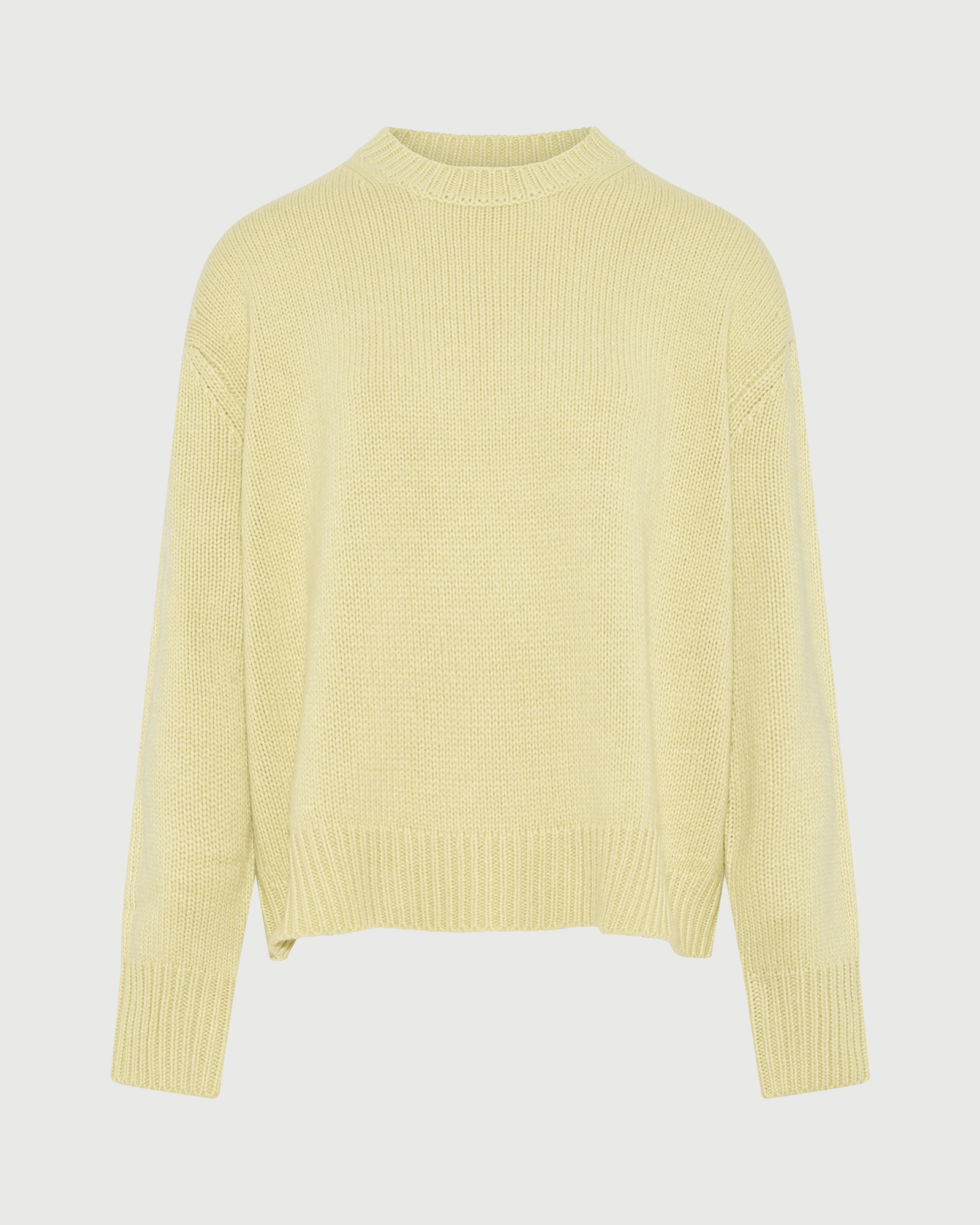 100% cashmere knit crew neck sweater - Yves Salomon - New Fall Winter Collection