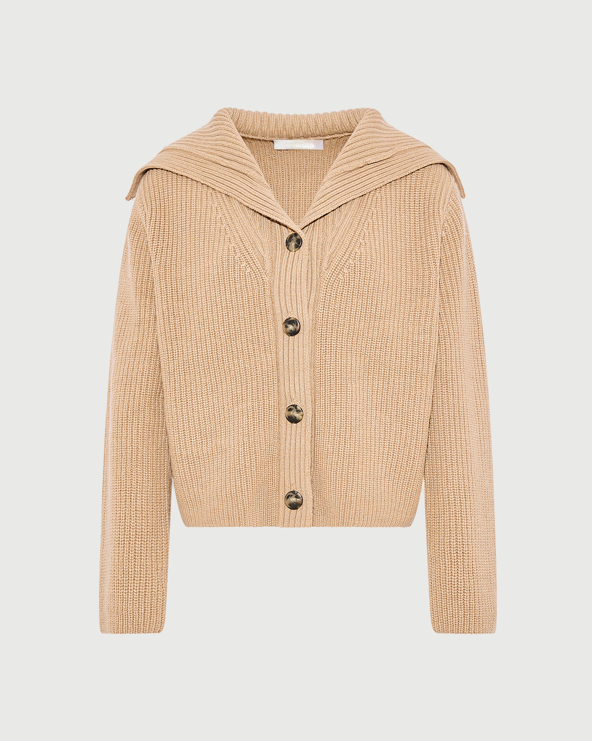 Sailor collar knit cardigan - Yves Salomon - New Fall Winter Collection