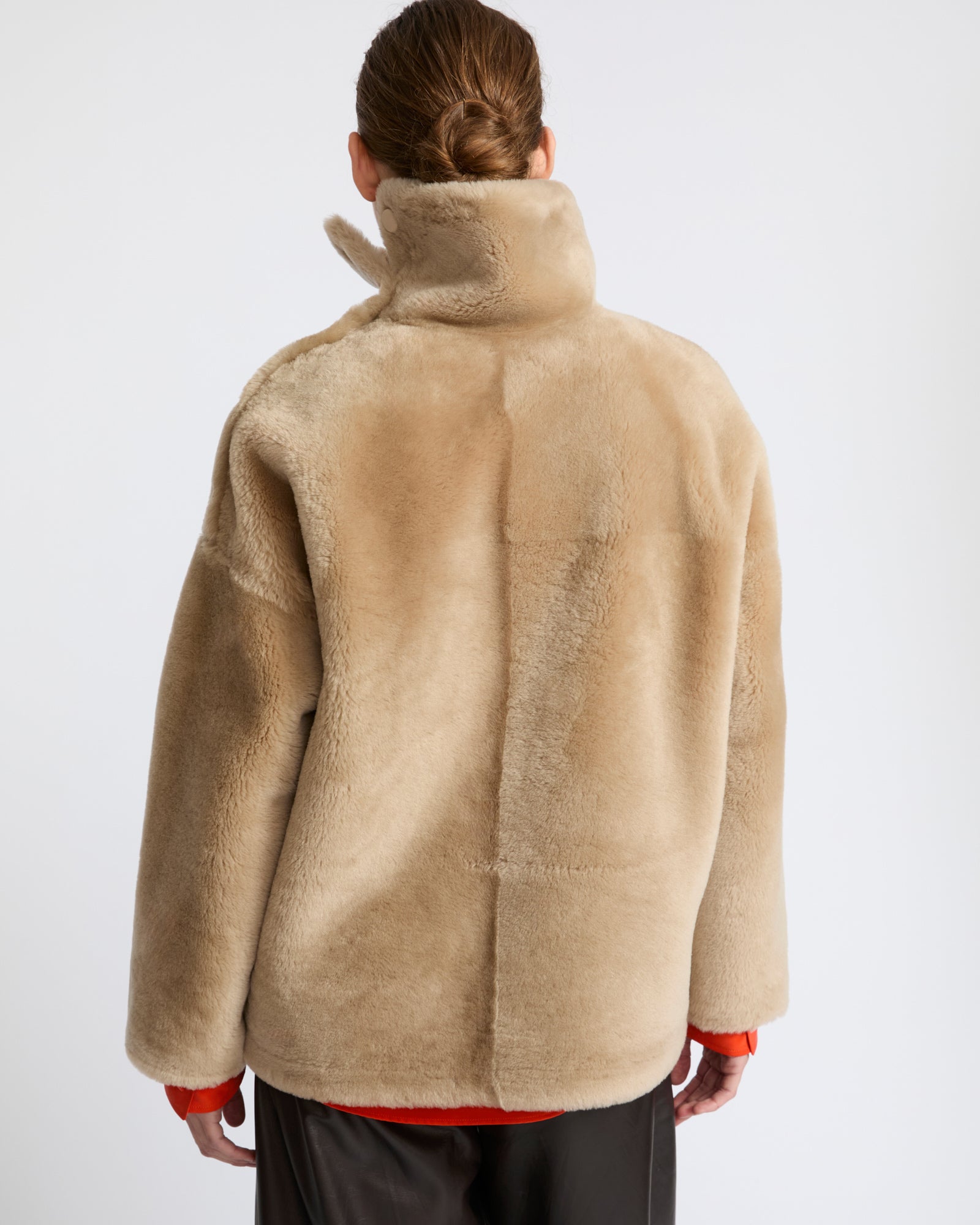 Lambskin shearling sweatshirt - Yves Salomon - New Fall Winter Collection