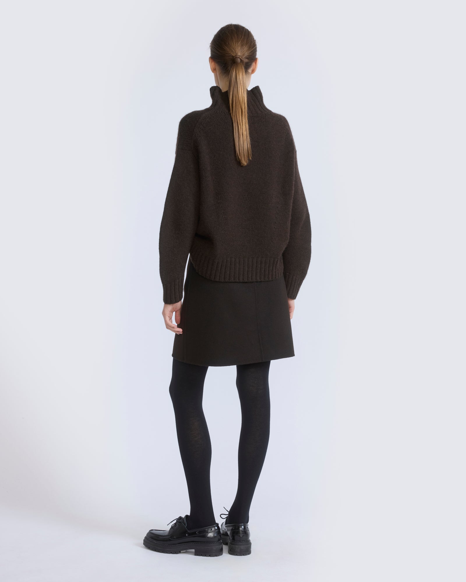 Double-sided wool and cashmere skirt - Yves Salomon - New Fall/Winter Collection