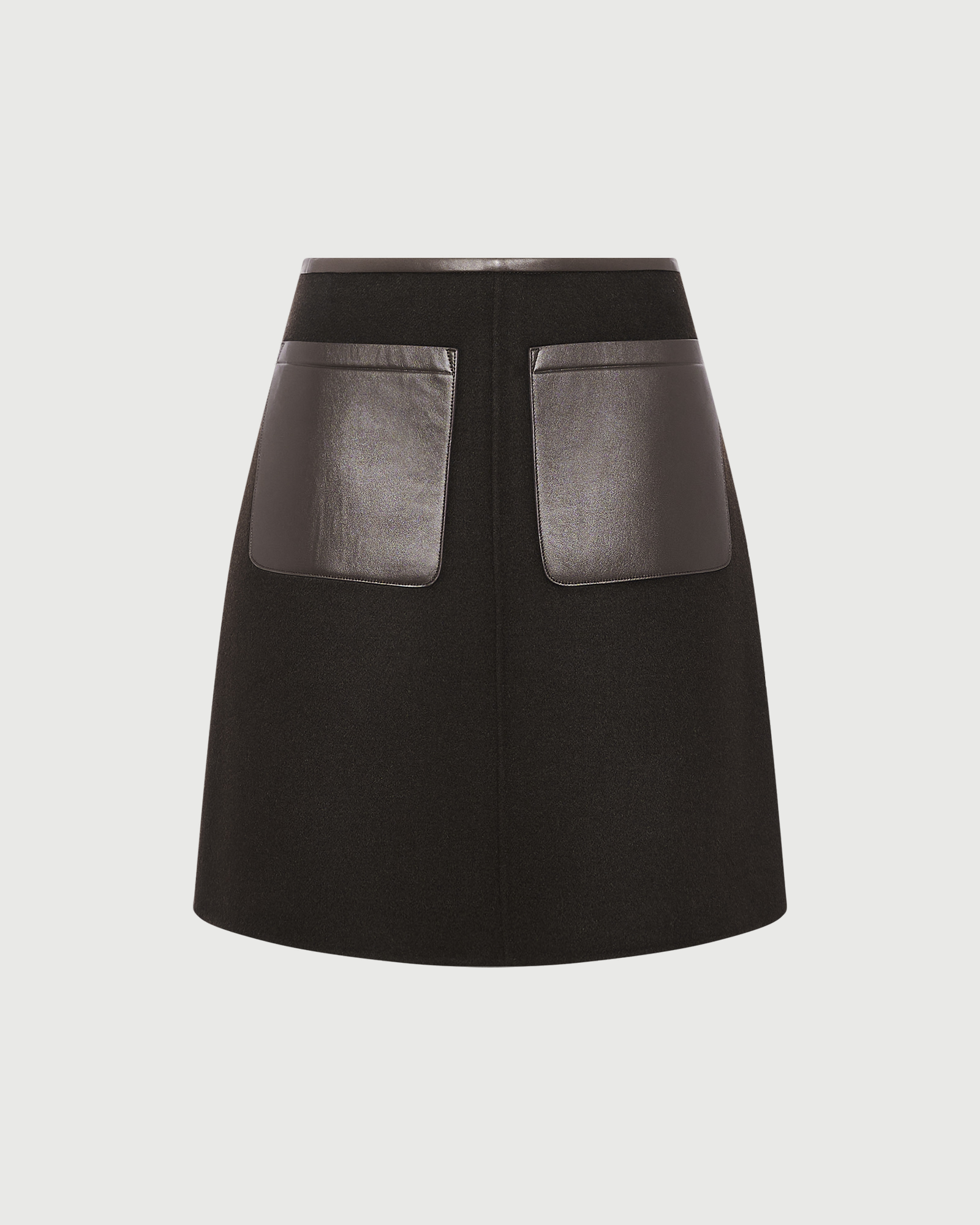 Double-sided wool and cashmere skirt - Yves Salomon - New Fall Winter Collection