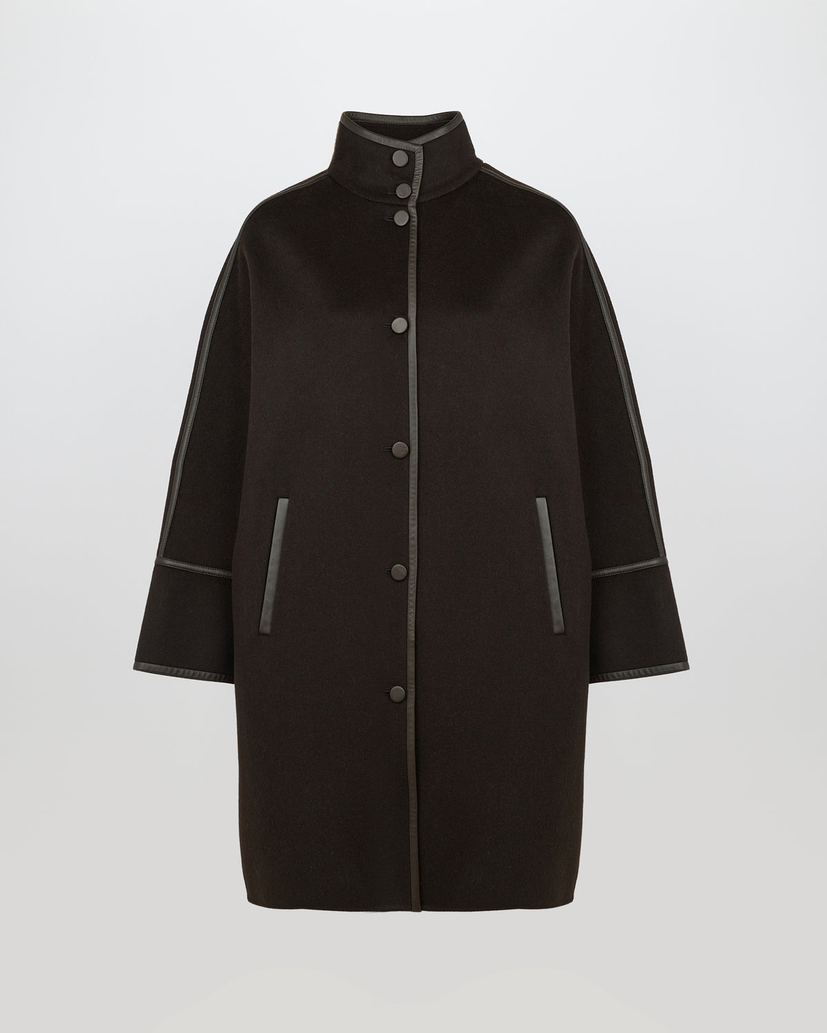 Oversized double-sided wool cashmere coat - Yves Salomon - New Fall/Winter Collection