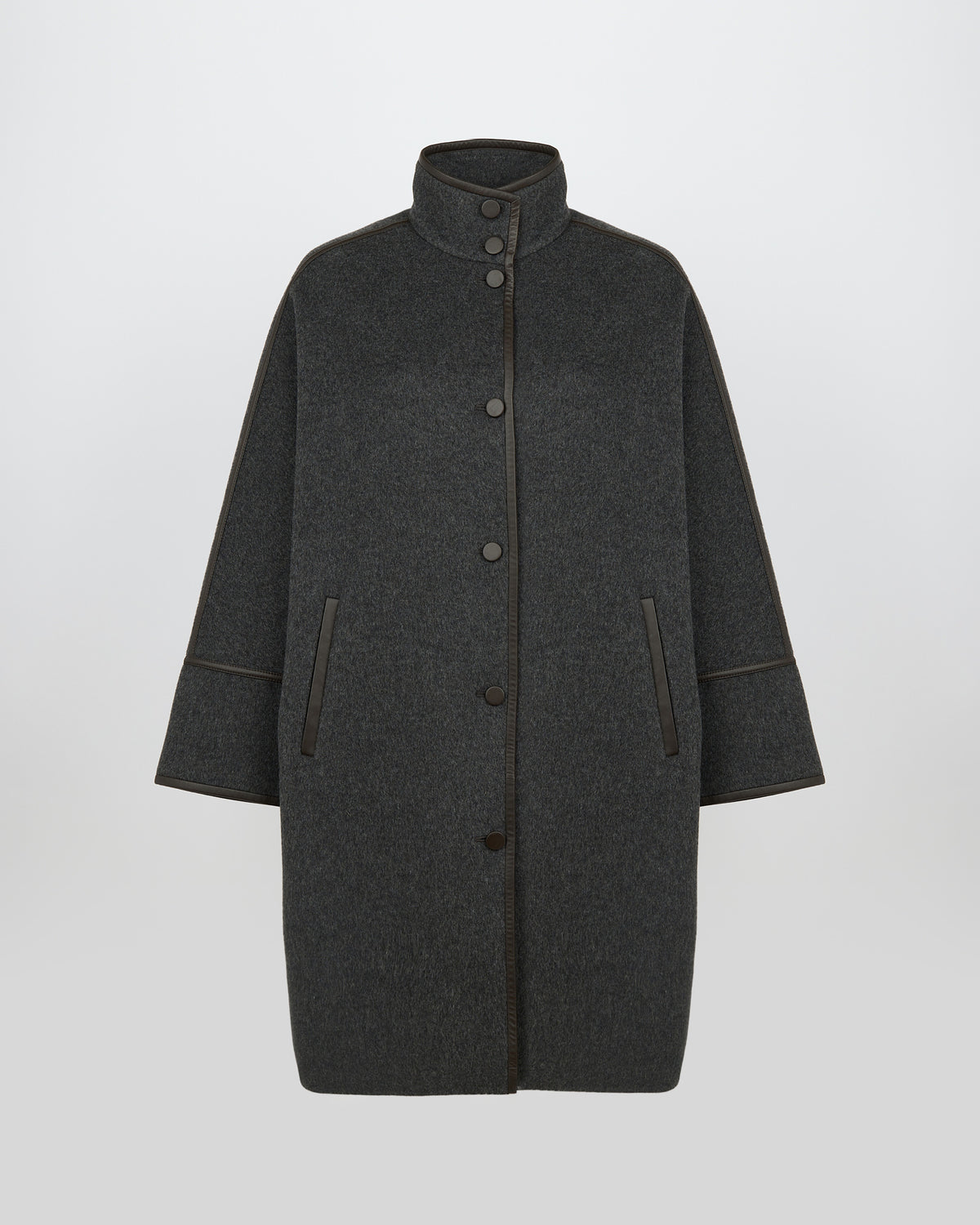 Oversized double-sided wool cashmere coat - Yves Salomon - New Fall/Winter Collection