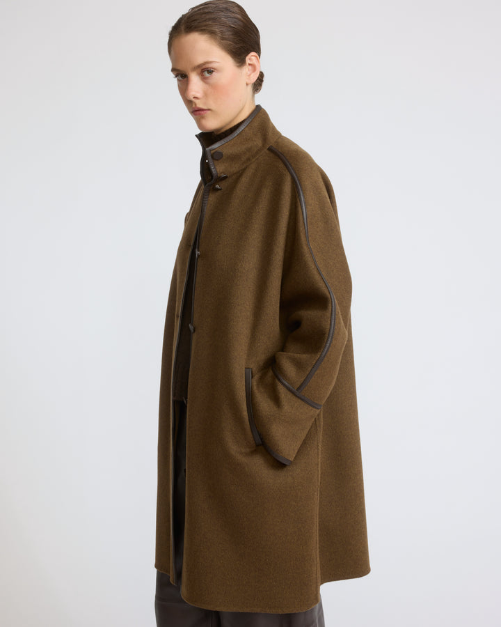 Oversized double-sided wool cashmere coat - Yves Salomon - New Fall/Winter Collection