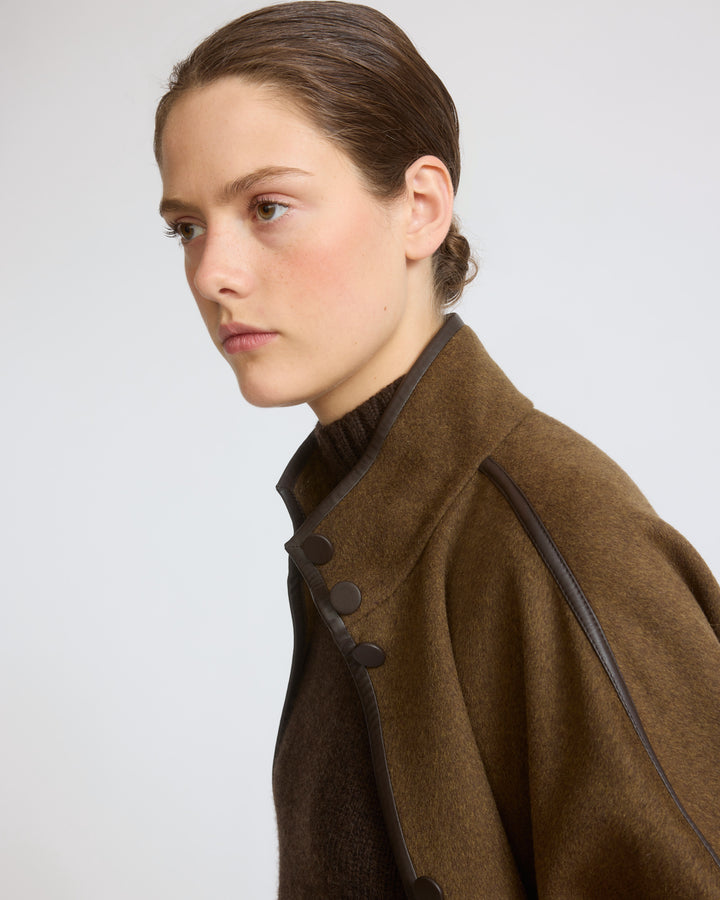 Oversized double-sided wool cashmere coat - Yves Salomon - New Fall/Winter Collection