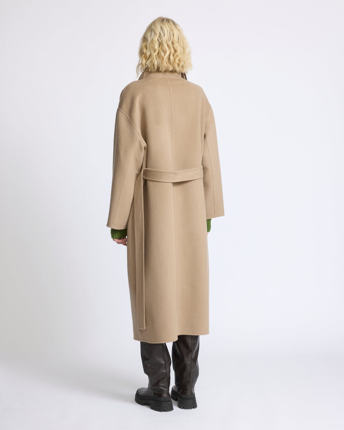 Double-sided wool and cashmere coat with mink fur - Yves Salomon - New Fall/Winter Collection
