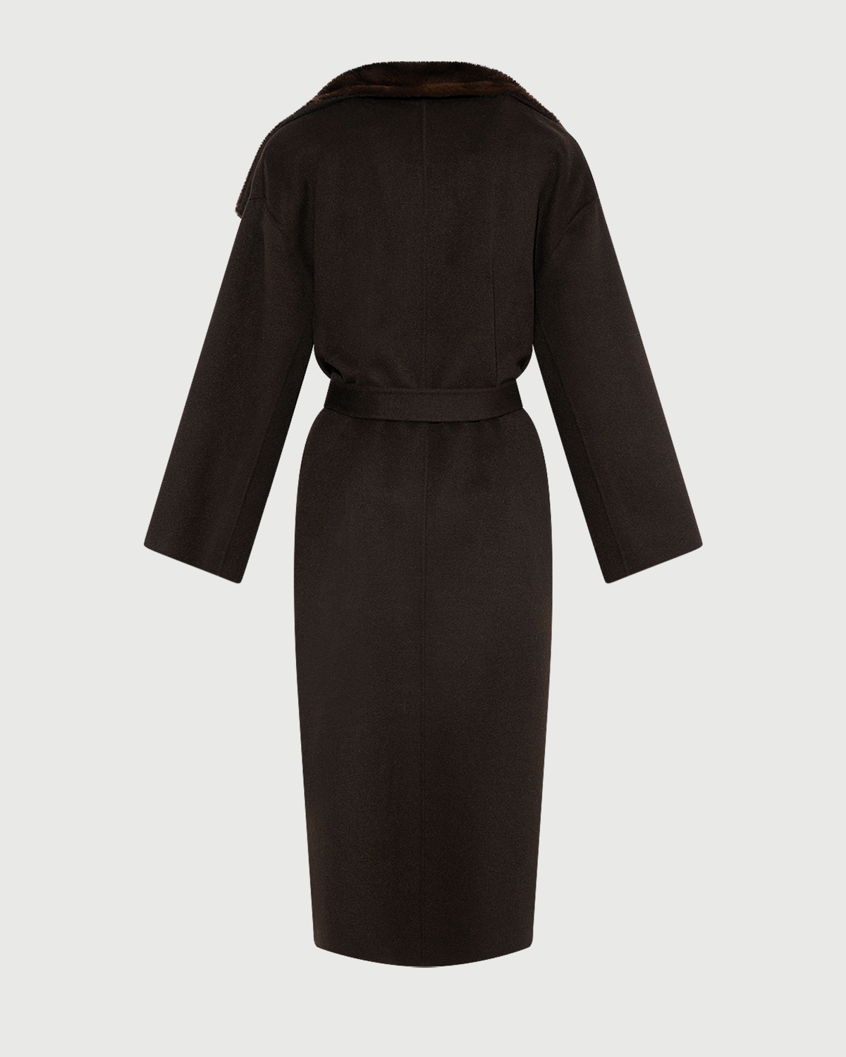 Double-sided wool and cashmere coat with mink fur - Yves Salomon - New Fall Winter Collection