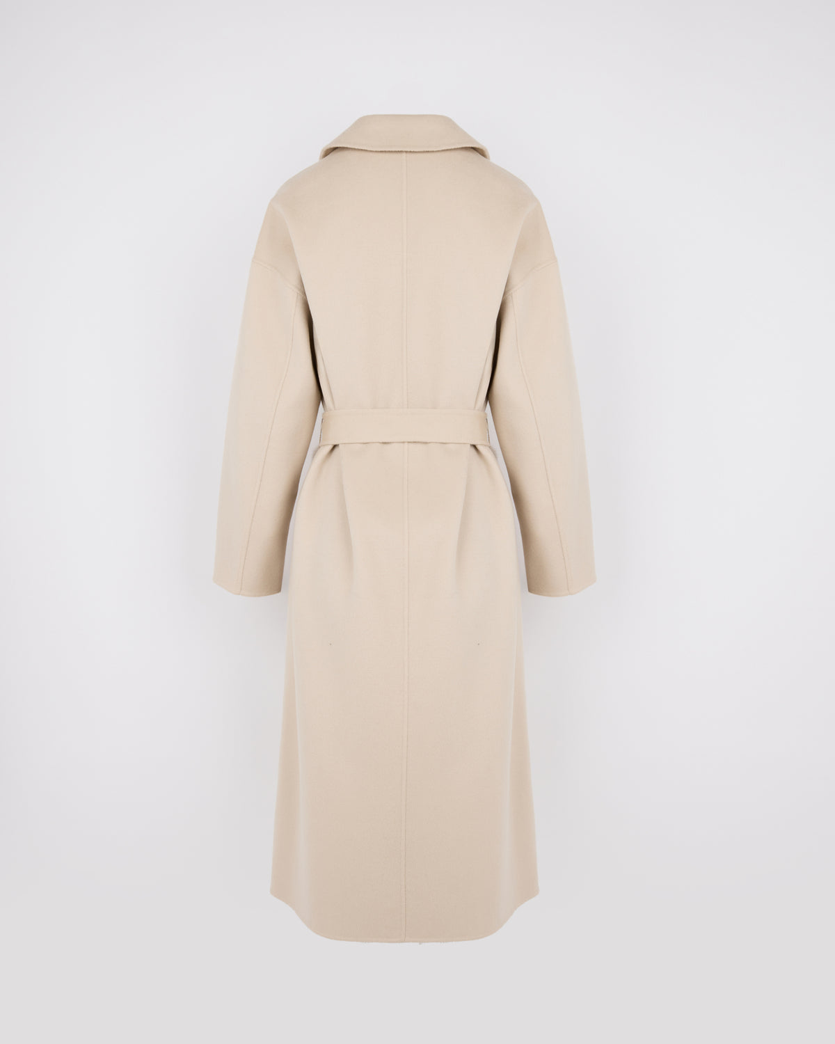 Long double-sided wool and cashmere coat with mink fur pockets - Yves Salomon - New Fall/Winter Collection