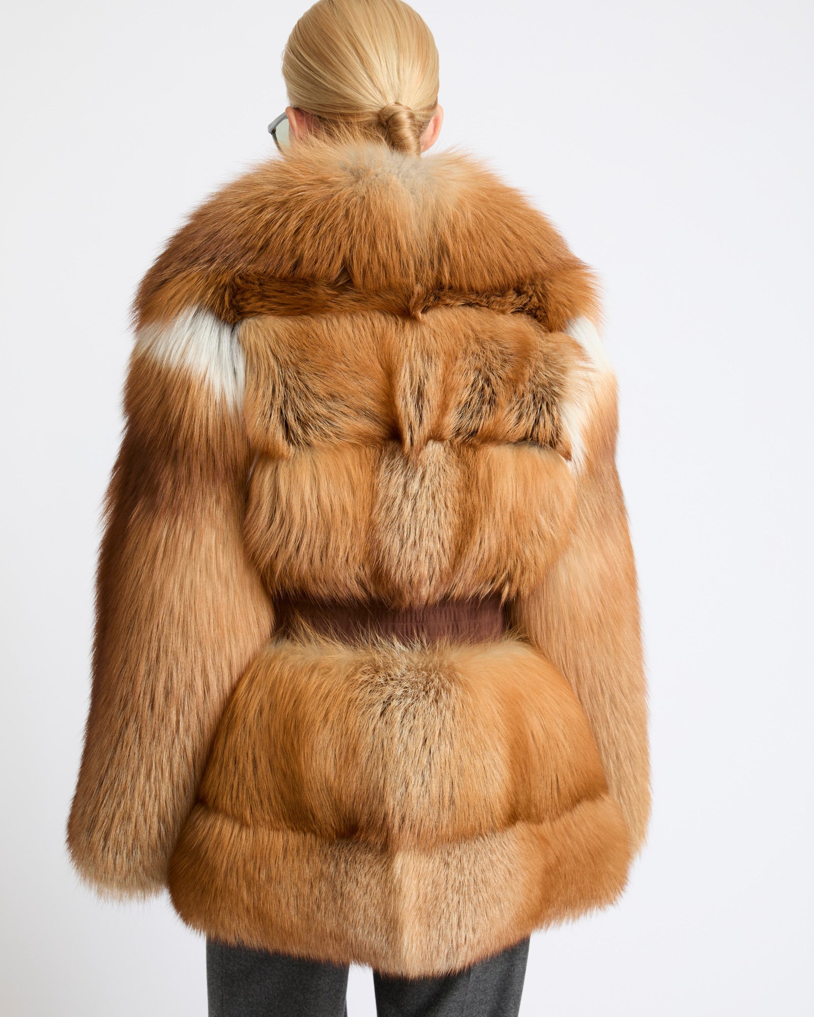 Belted fox fur coat - Yves Salomon - New Fall Winter Collection