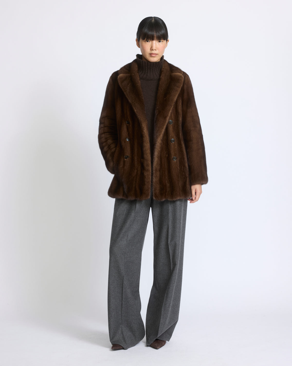 Tailored long-haired mink fur jacket - Yves Salomon - New Fall/Winter Collection