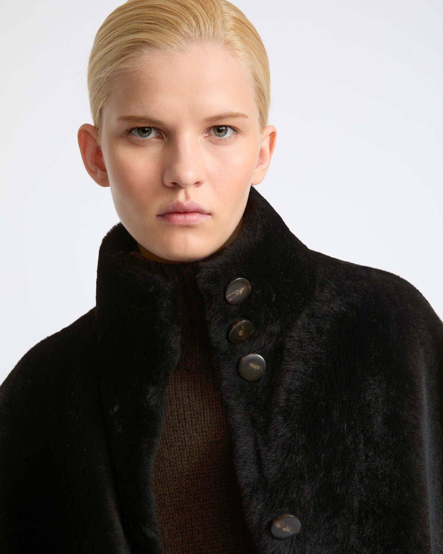 Oversized lambskin shearling coat - Yves Salomon - New Fall Winter Collection