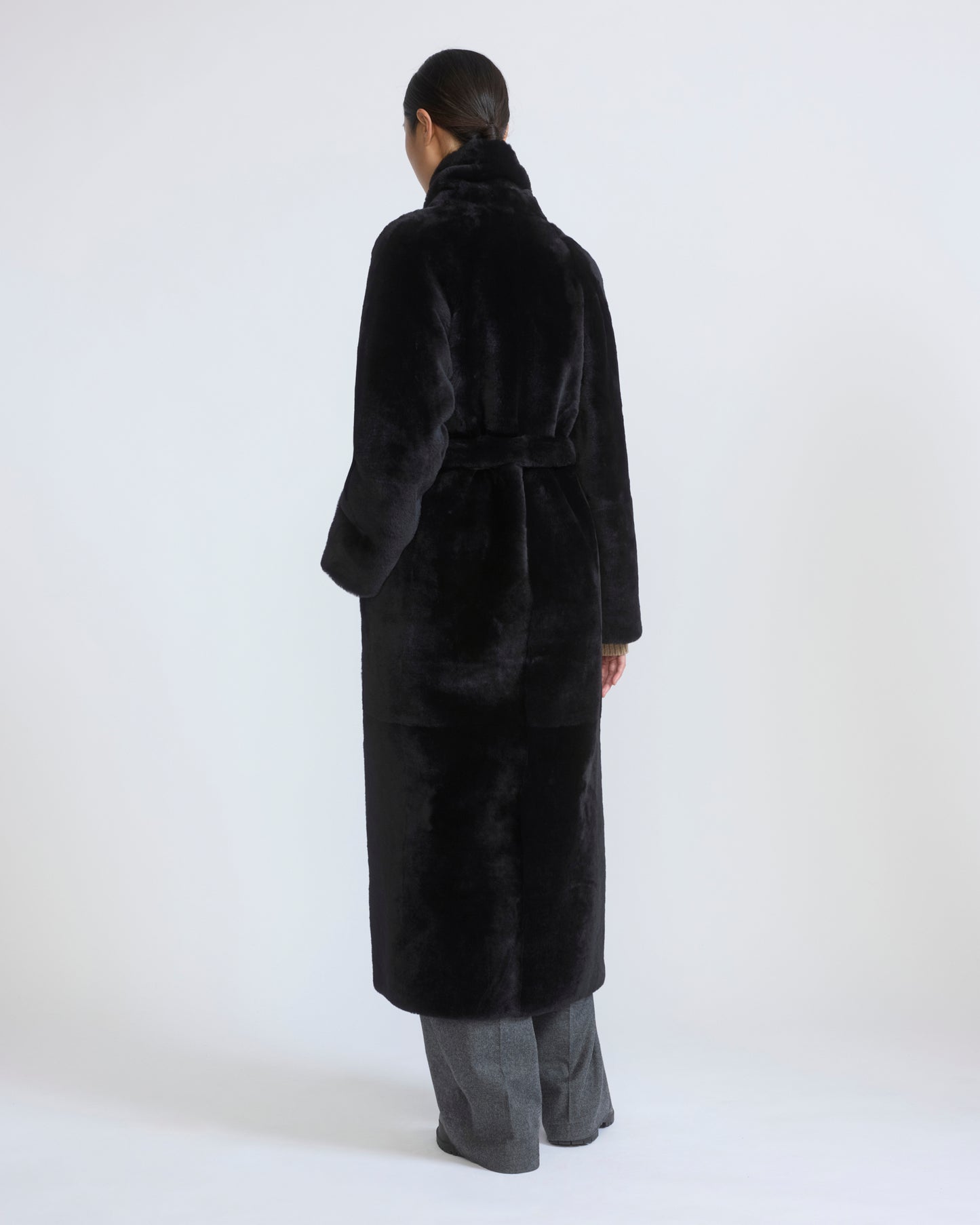 Long lambskin shearling coat - Yves Salomon - New Fall/Winter Collection