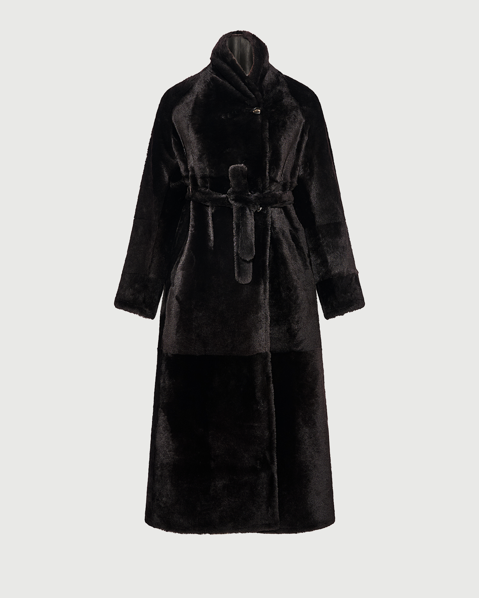 Long lambskin shearling coat - Yves Salomon - New Fall Winter Collection