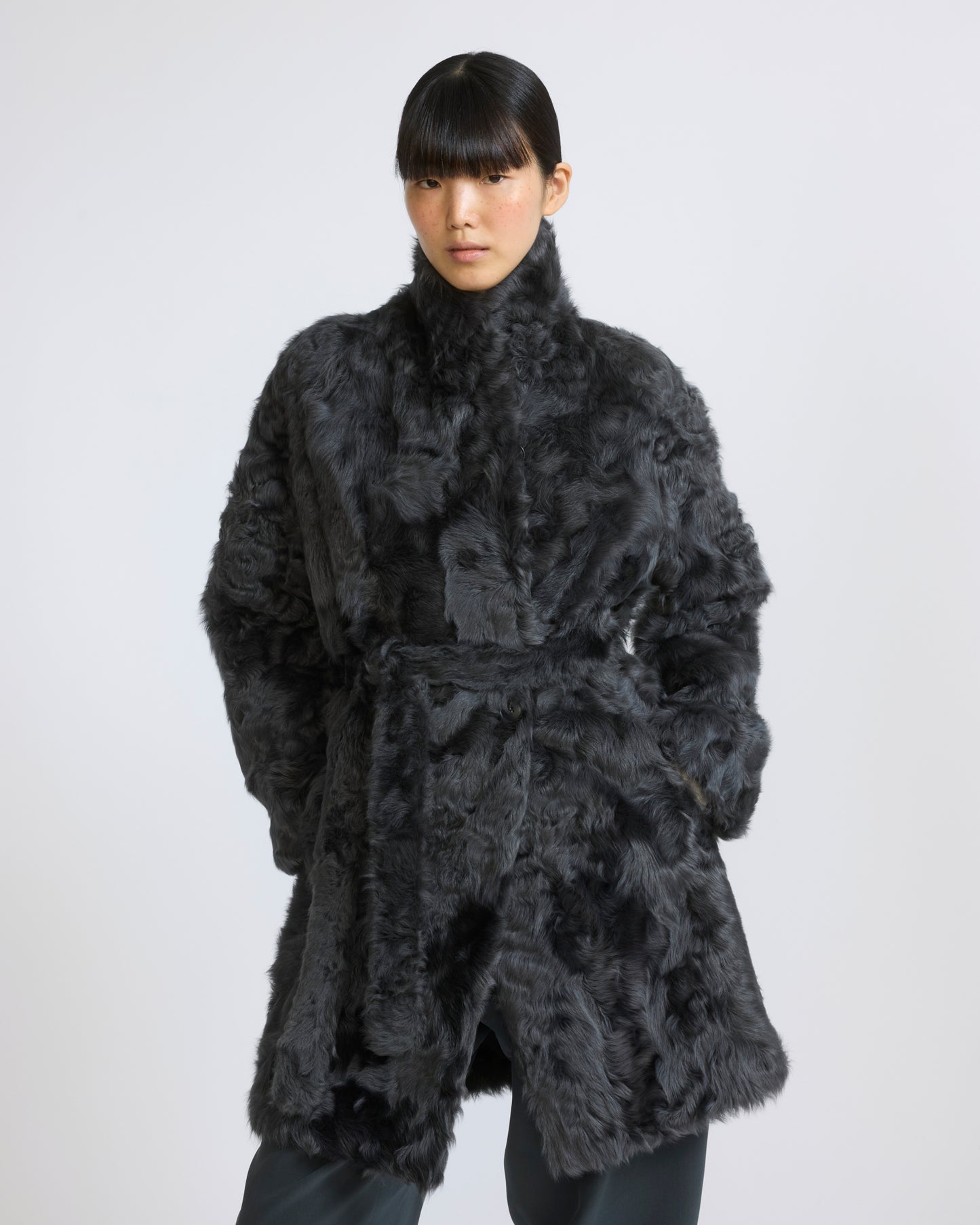 Curly lambskin coat - Yves Salomon - New Fall/Winter Collection