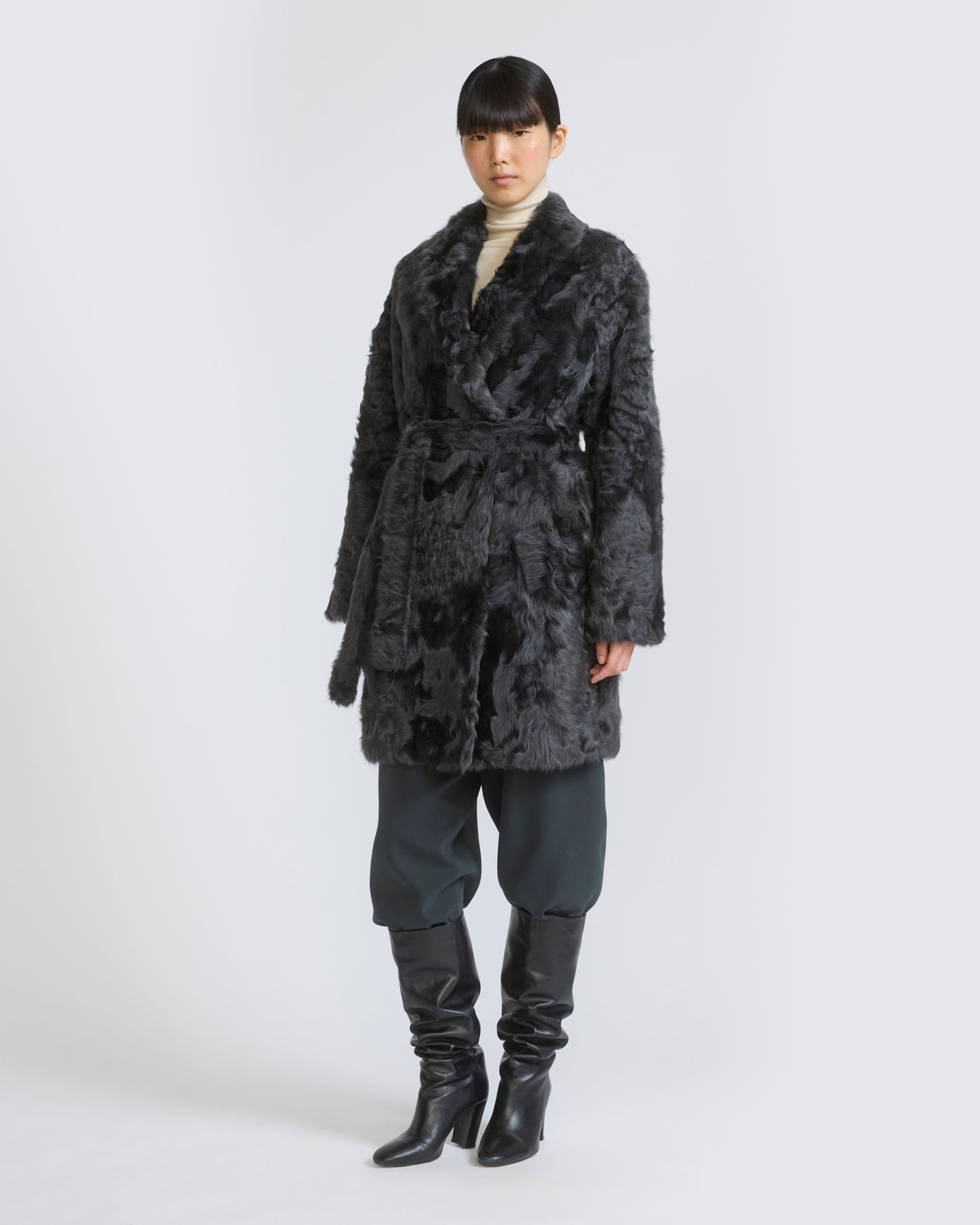 Curly lambskin coat - Yves Salomon - New Fall/Winter Collection