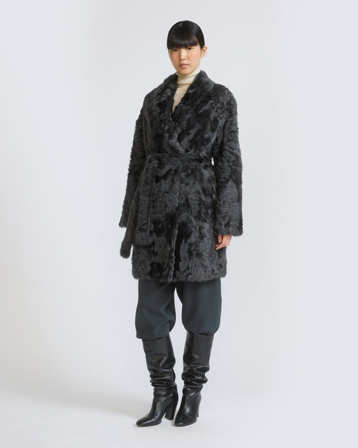 Curly lambskin coat - Yves Salomon - New Fall/Winter Collection
