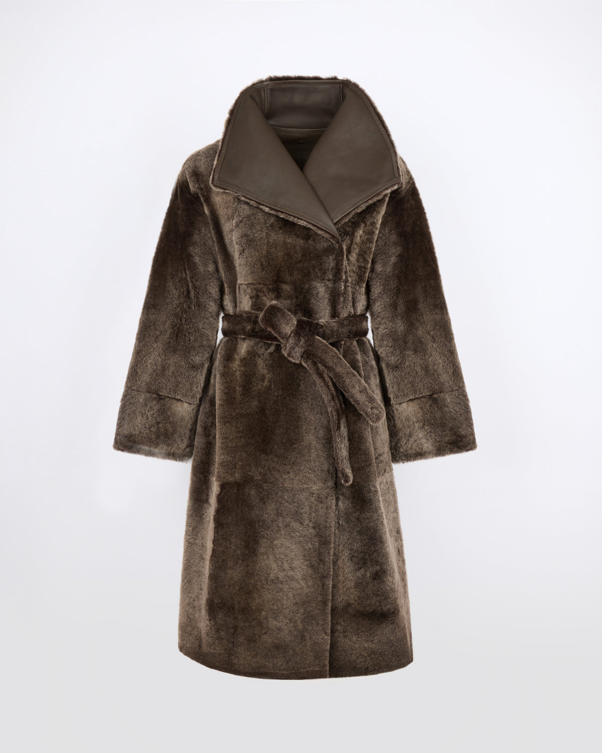 Long reversible Lacon lambskin shearling coat - Yves Salomon - New Fall/Winter Collection