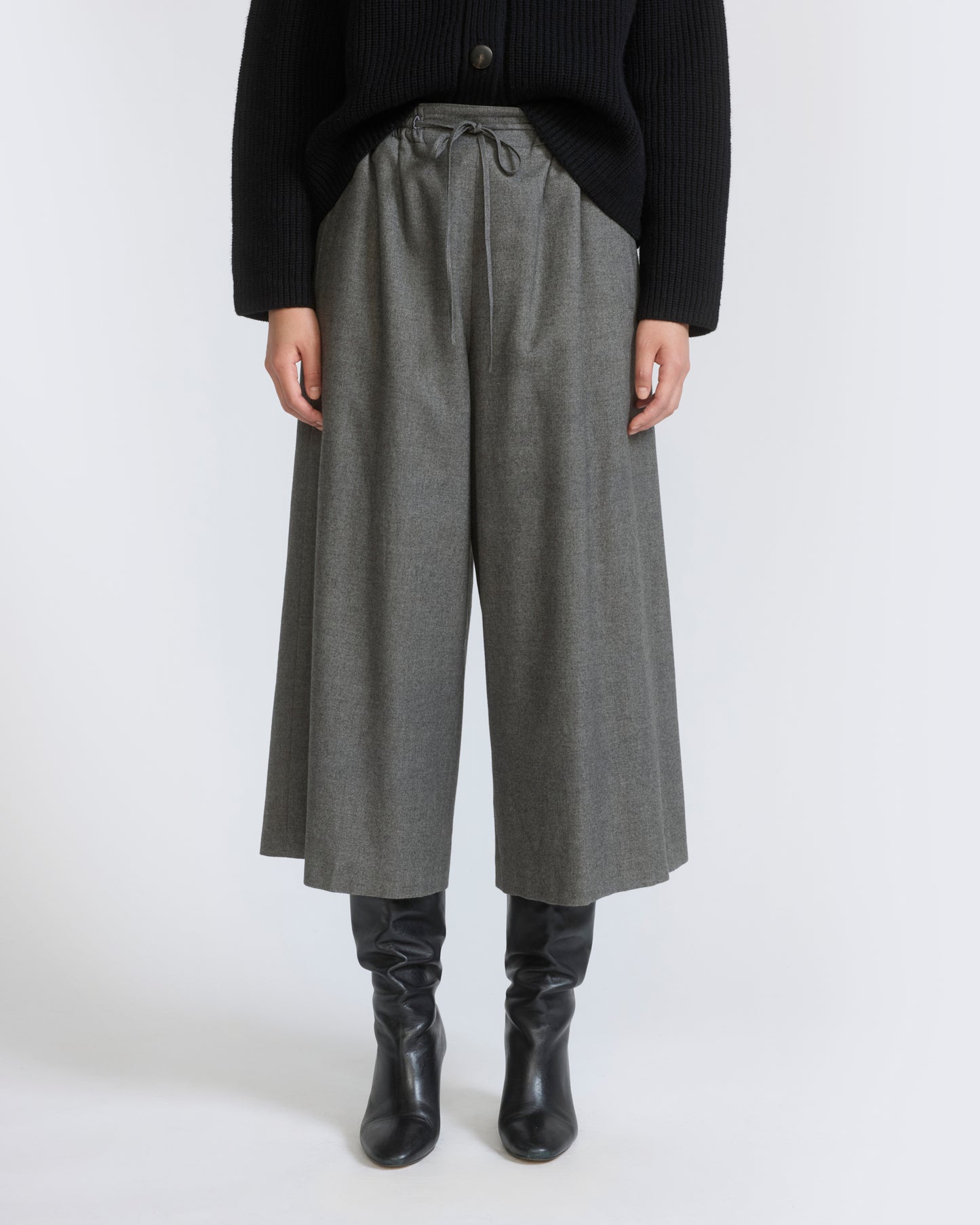 Cashmere and cotton culottes - Yves Salomon - New Fall/Winter Collection