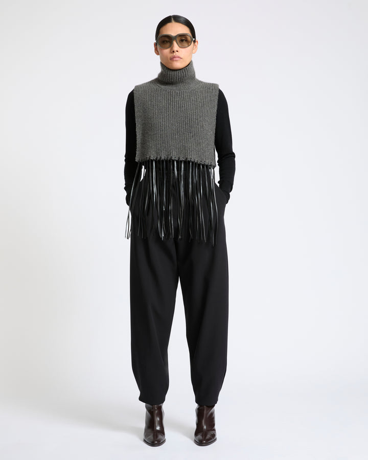 Balloon silk crepe pants - Yves Salomon - New Fall Winter Collection