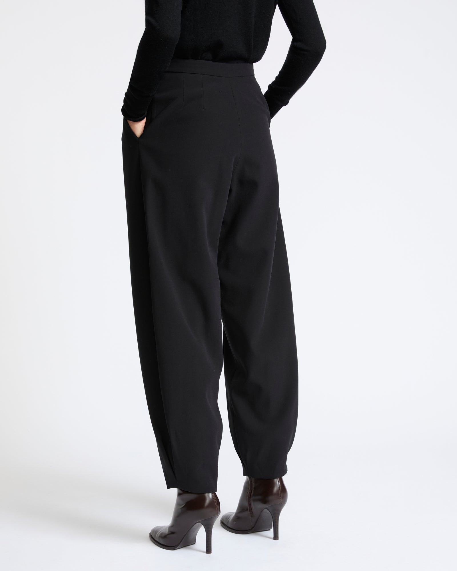 Balloon silk crepe pants - Yves Salomon - New Fall Winter Collection