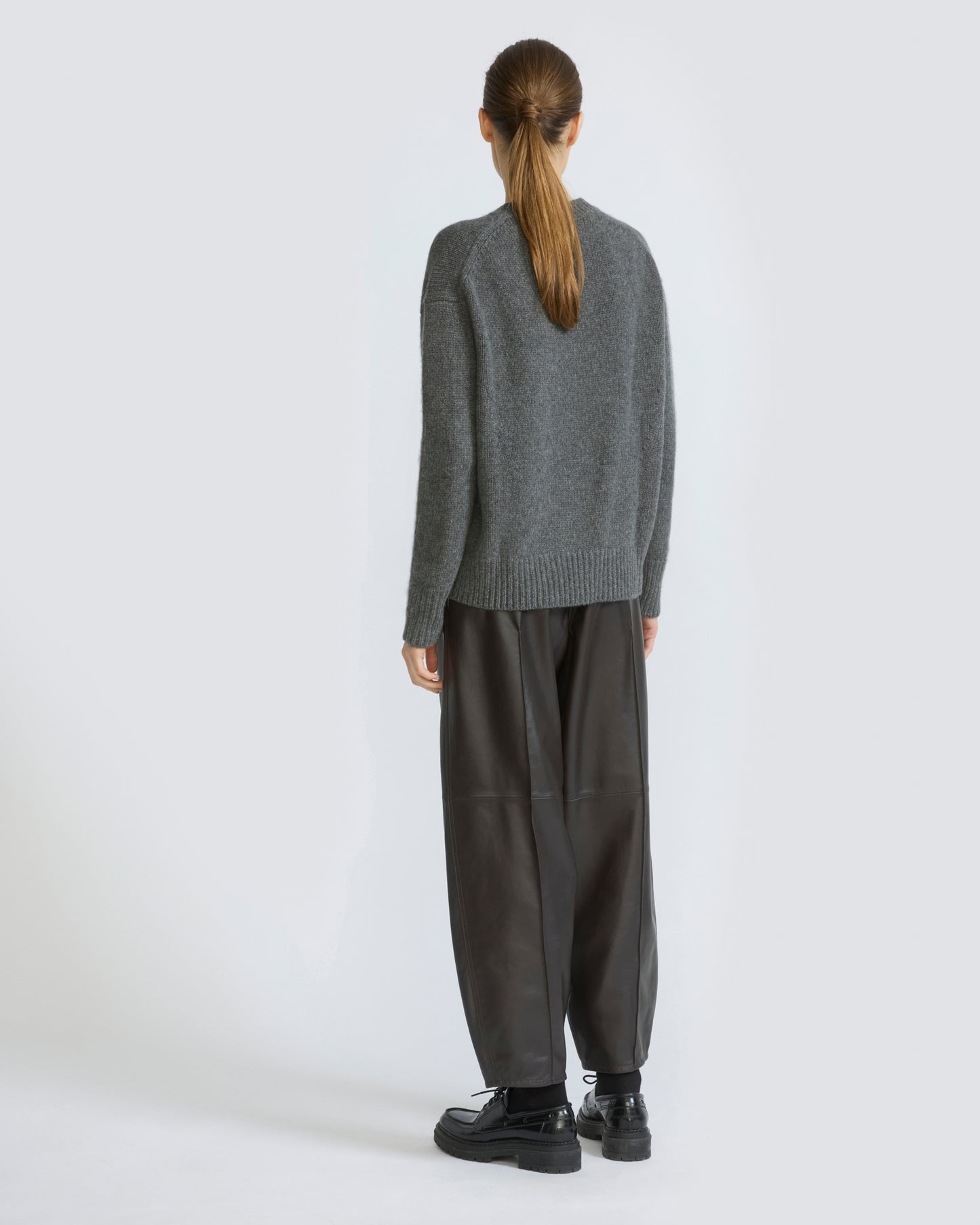 Lambskin leather balloon pants - Yves Salomon - New Fall/Winter Collection