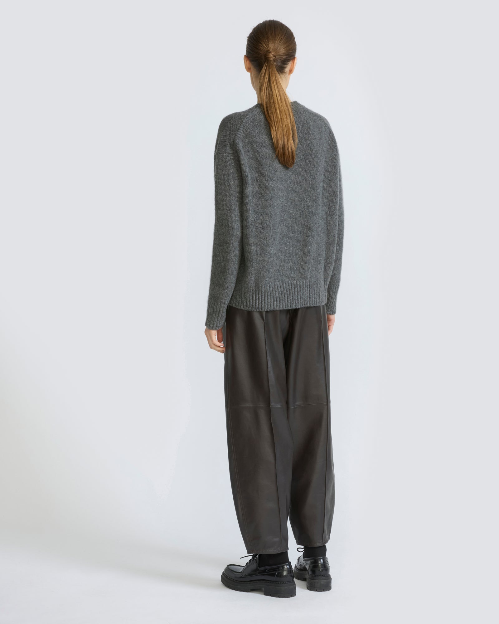 Lambskin leather balloon pants - Yves Salomon - New Fall/Winter Collection
