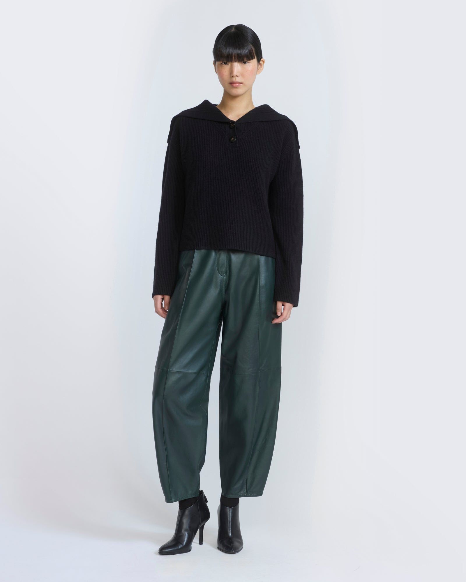 Lambskin leather balloon pants - Yves Salomon - New Fall/Winter Collection