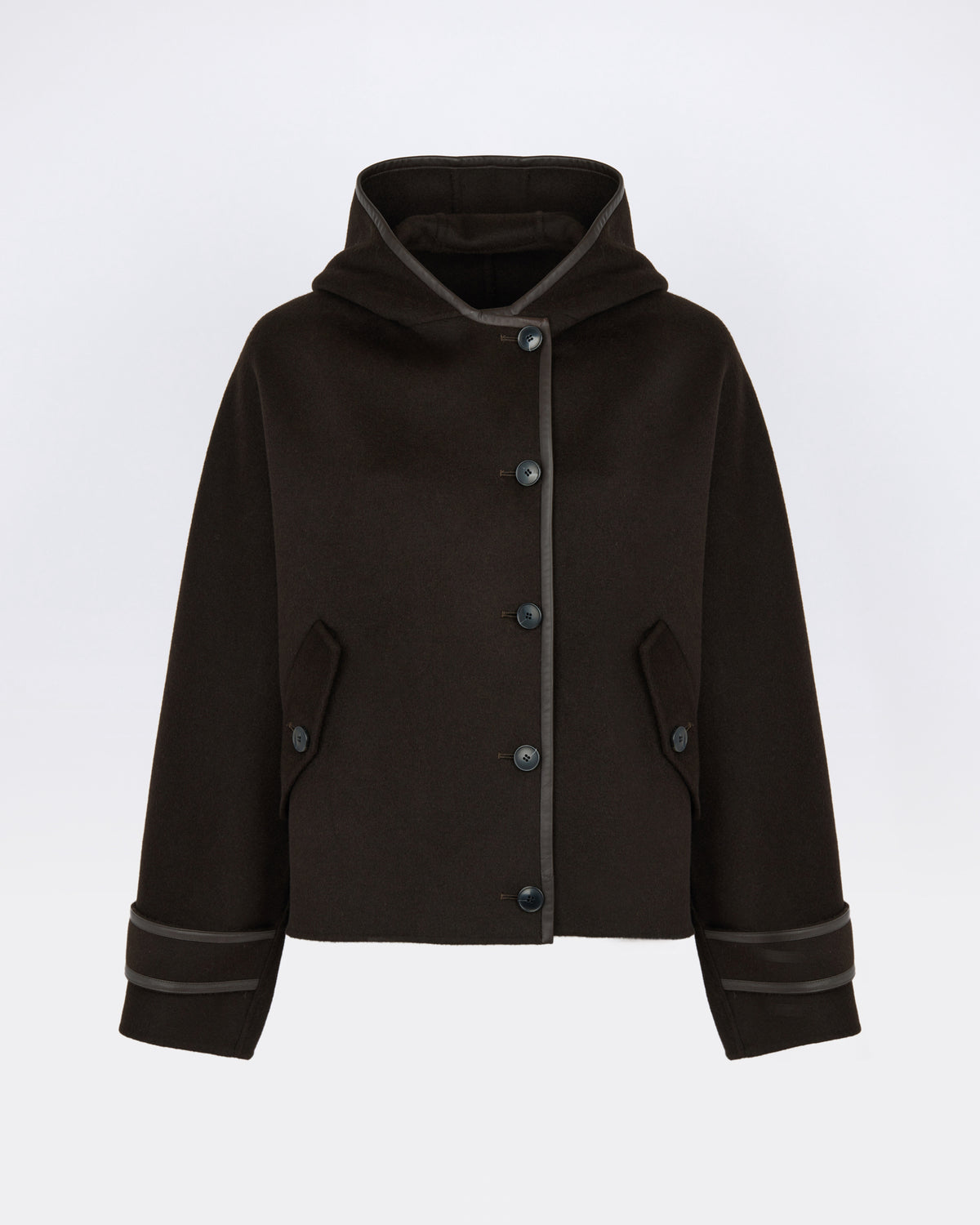 Double-sided cashmere wool hooded jacket - Yves Salomon - New Fall/Winter Collection